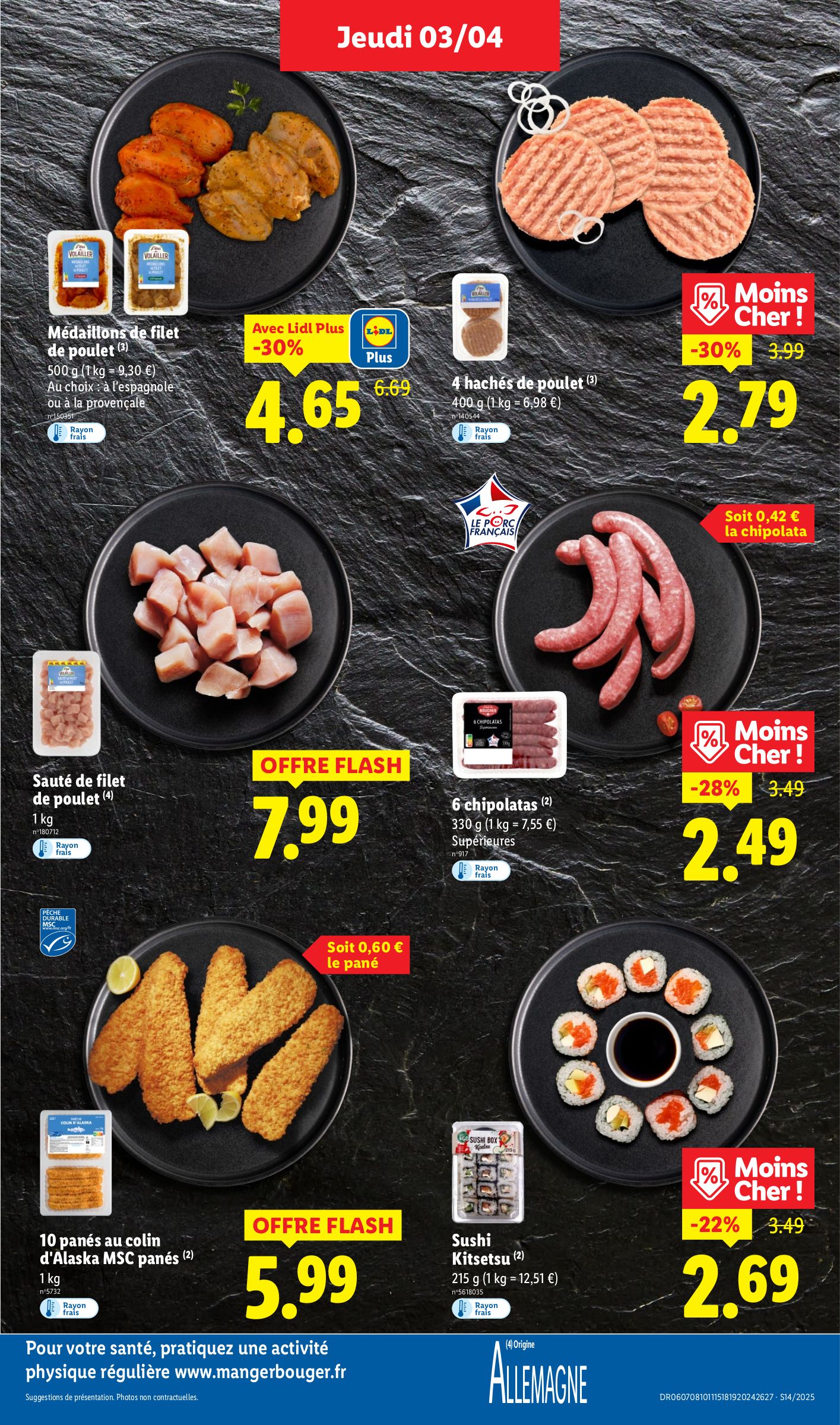lidl - Catalogue Lidl valable dès 03/04 - 09/04 - page: 7 lidl - Catalogue Lidl valable dès 03/04 - 09/04 - page: 7