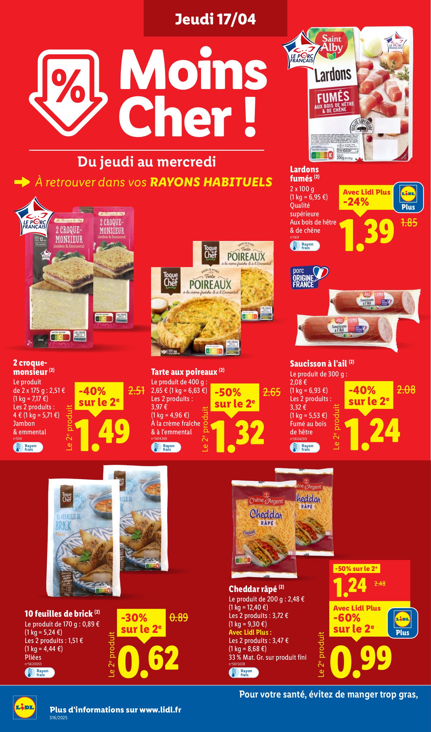 lidl - Catalogue Lidl valable dès 17/04 - 23/04 - page: 10 lidl - Catalogue Lidl valable dès 17/04 - 23/04 - page: 10
