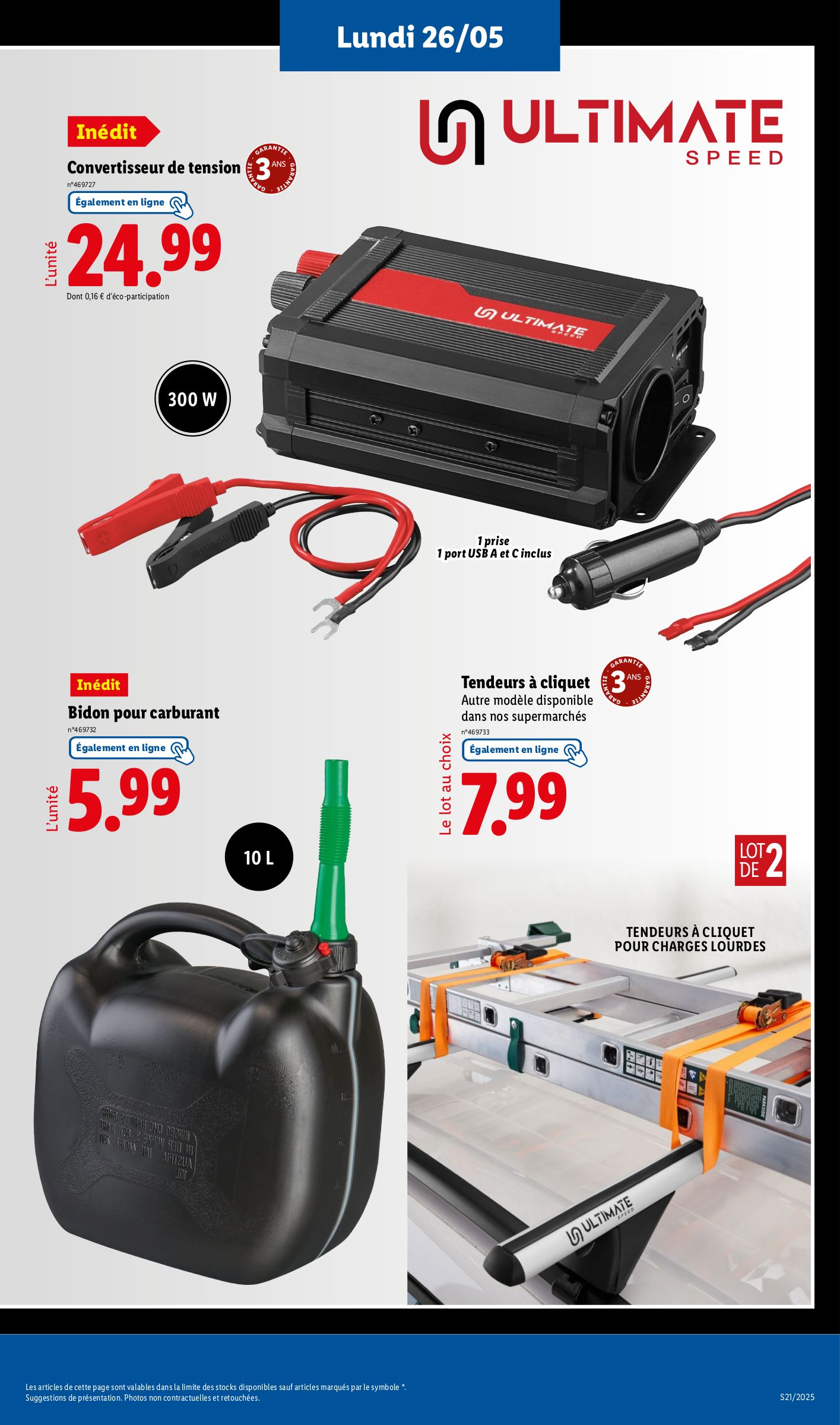 lidl - Catalogue Lidl - Les bonnes affaires de la semaine valable dès 22/05 - 26/05 - page: 23
