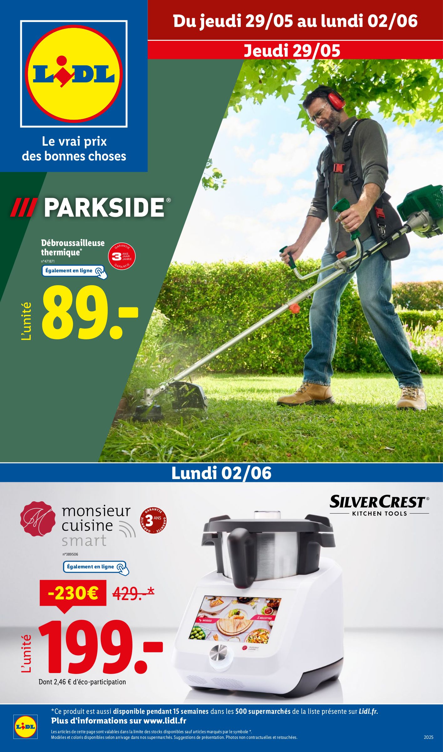 lidl - Catalogue Lidl - Les bonnes affaires de la semaine valable dès 29/05 - 02/06