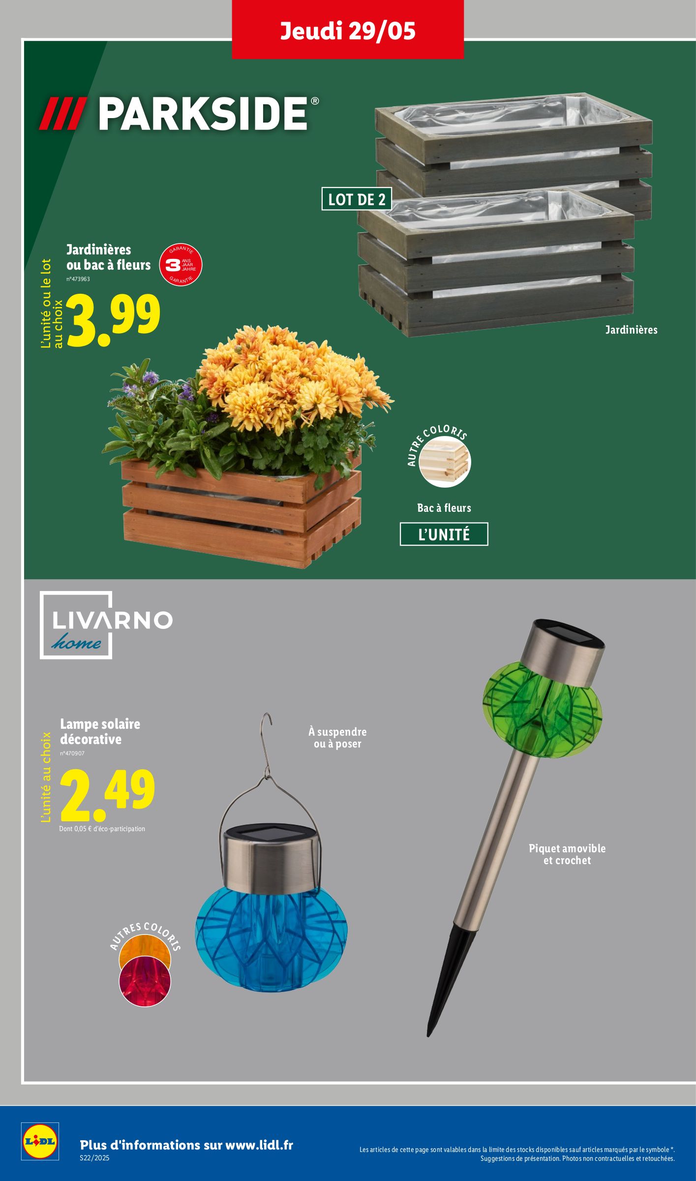 lidl - Catalogue Lidl - Les bonnes affaires de la semaine valable dès 29/05 - 02/06 - page: 10 lidl - Catalogue Lidl - Les bonnes affaires de la semaine valable dès 29/05 - 02/06 - page: 10