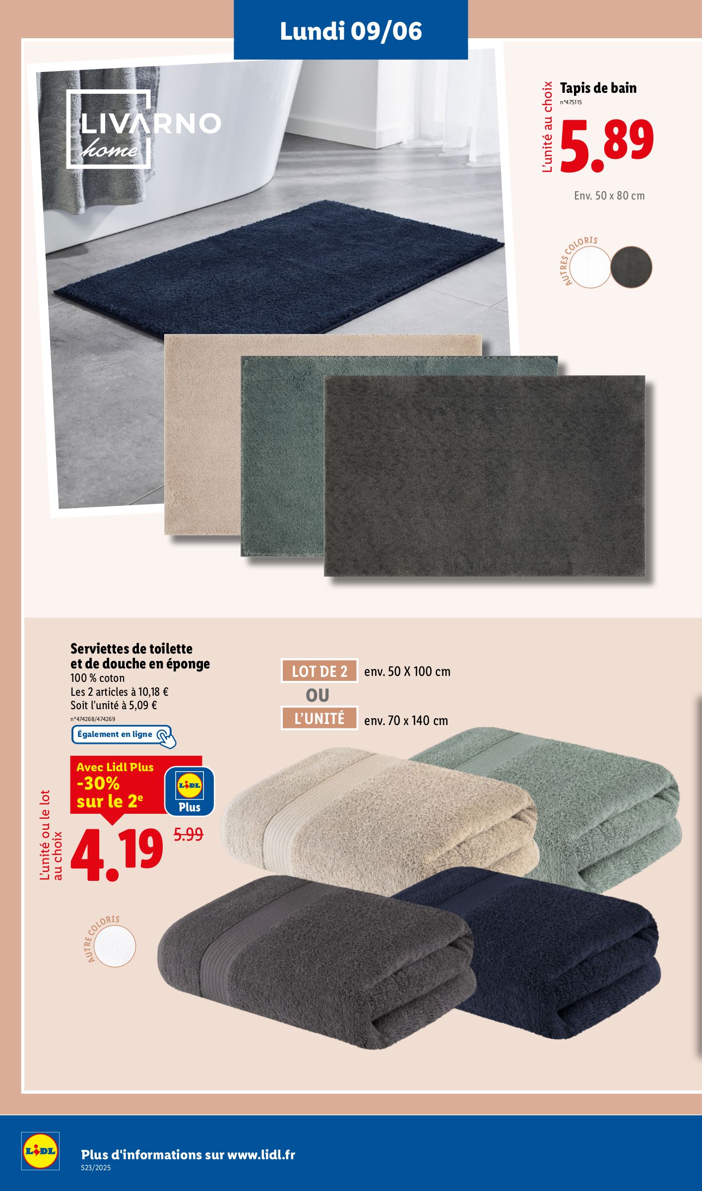lidl - Catalogue Lidl - Les promos de la semaine valable dès 05/06 - 11/06 - page: 50
