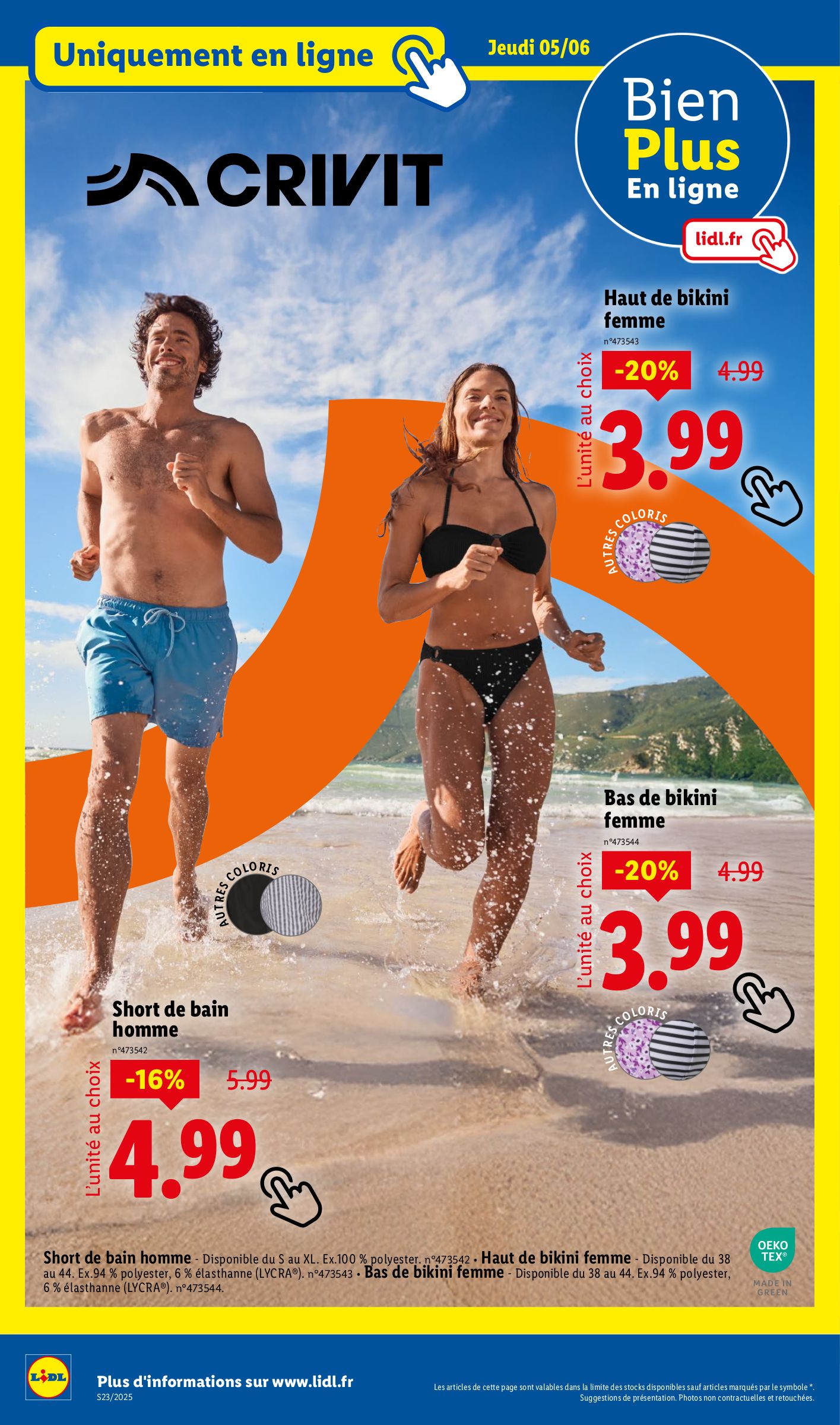 lidl - Catalogue Lidl - Les bonnes affaires de la semaine valable dès 02/06 - 05/06 - page: 44 lidl - Catalogue Lidl - Les bonnes affaires de la semaine valable dès 02/06 - 05/06 - page: 44