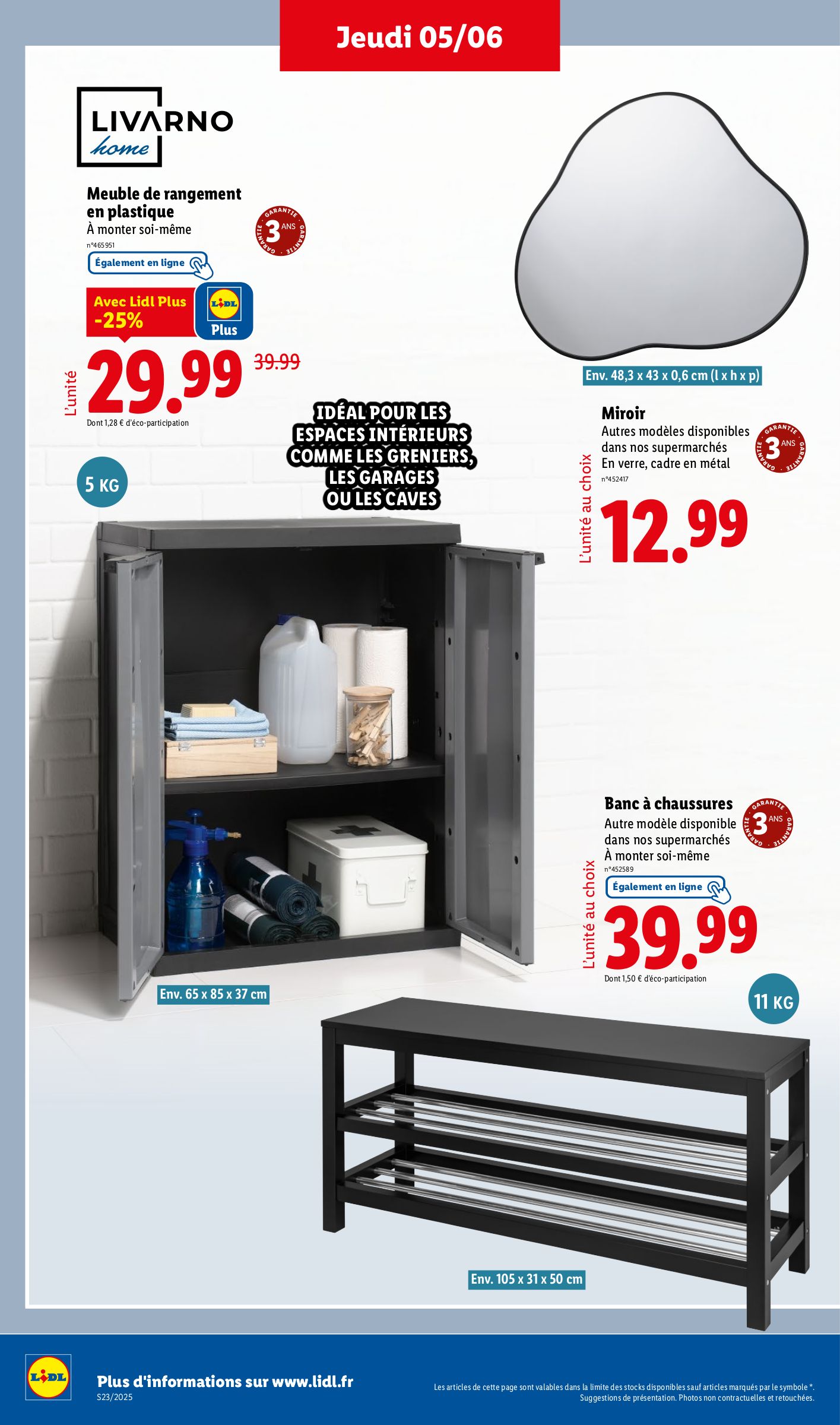 lidl - Catalogue Lidl - Les bonnes affaires de la semaine valable du 05/06 au 09/06 - page: 6
