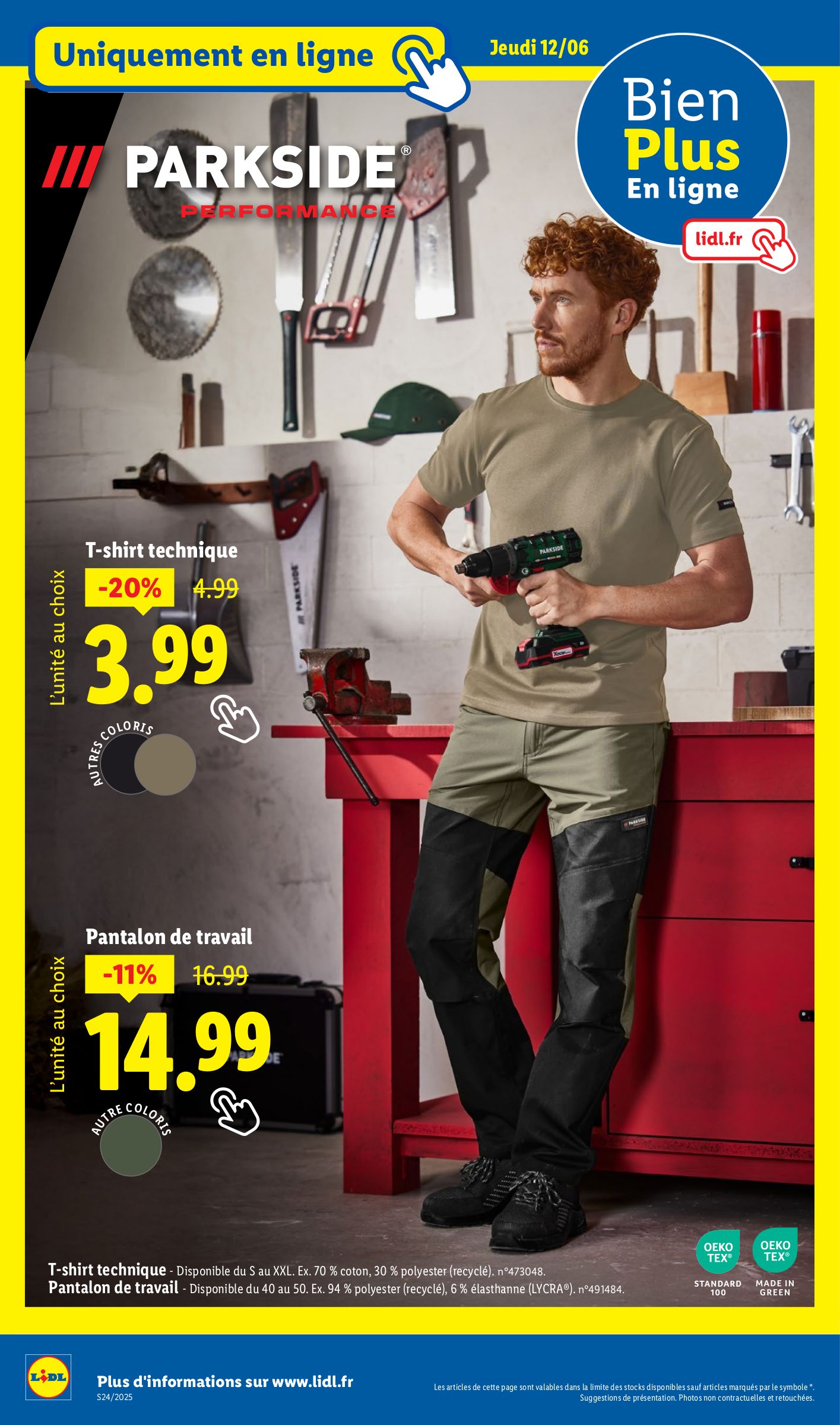 lidl - Catalogue Lidl - Les bonnes affaires de la semaine valable du 12/06 au 16/06 - page: 12 lidl - Catalogue Lidl - Les bonnes affaires de la semaine valable du 12/06 au 16/06 - page: 12