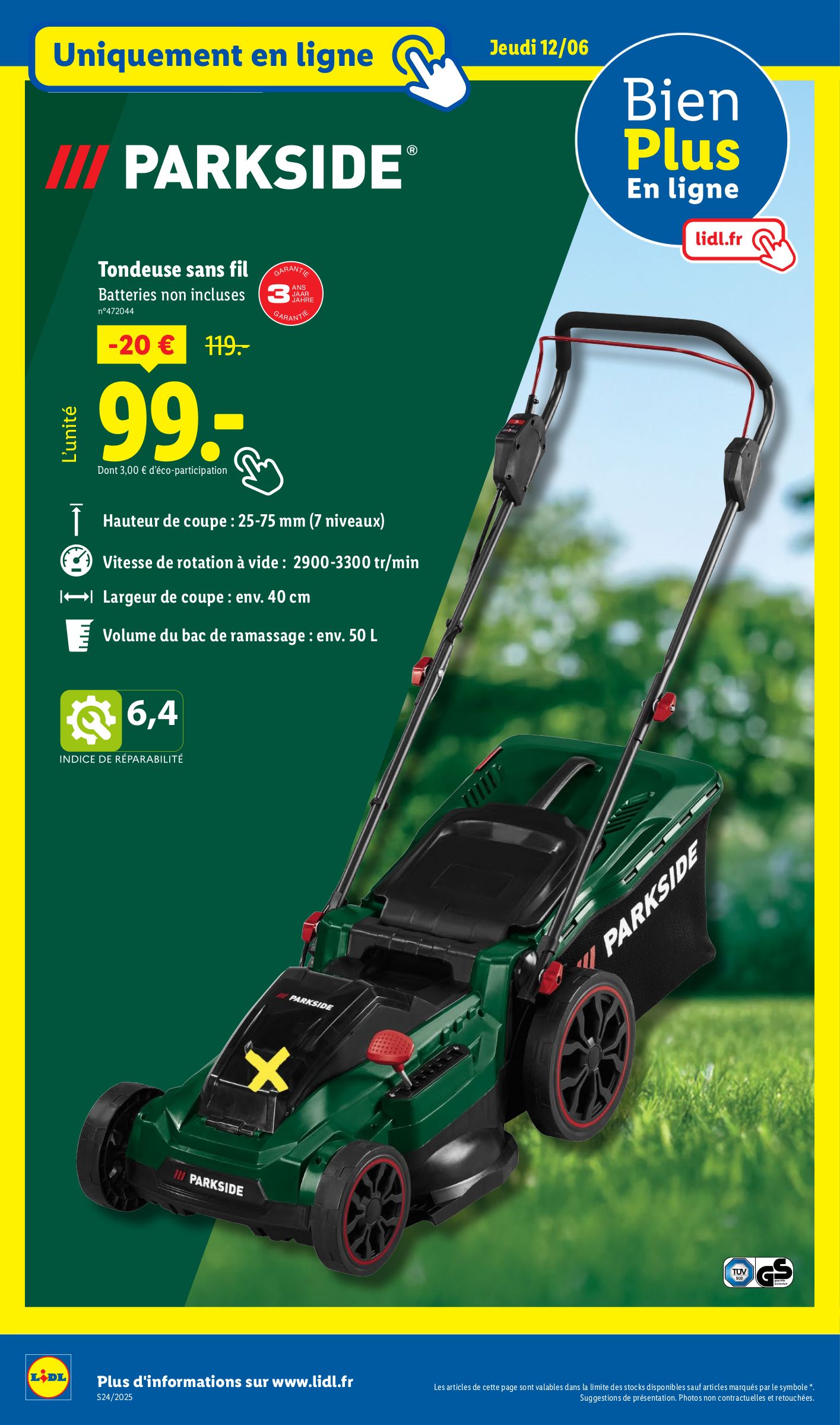 lidl - Catalogue Lidl - Les bonnes affaires de la semaine valable du 12/06 au 16/06 - page: 10 lidl - Catalogue Lidl - Les bonnes affaires de la semaine valable du 12/06 au 16/06 - page: 10