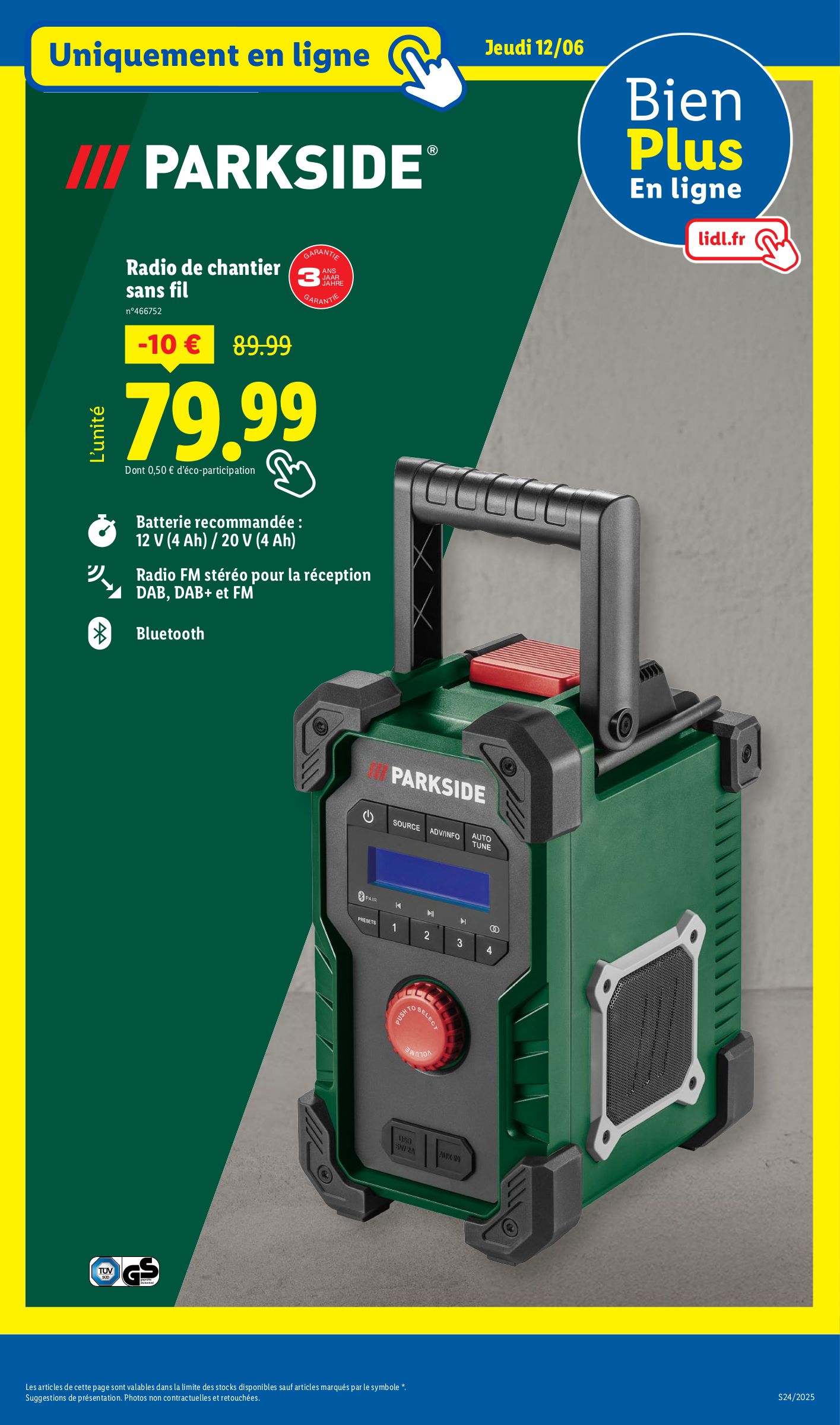 lidl - Catalogue Lidl - Les bonnes affaires de la semaine valable du 12/06 au 16/06 - page: 11 lidl - Catalogue Lidl - Les bonnes affaires de la semaine valable du 12/06 au 16/06 - page: 11