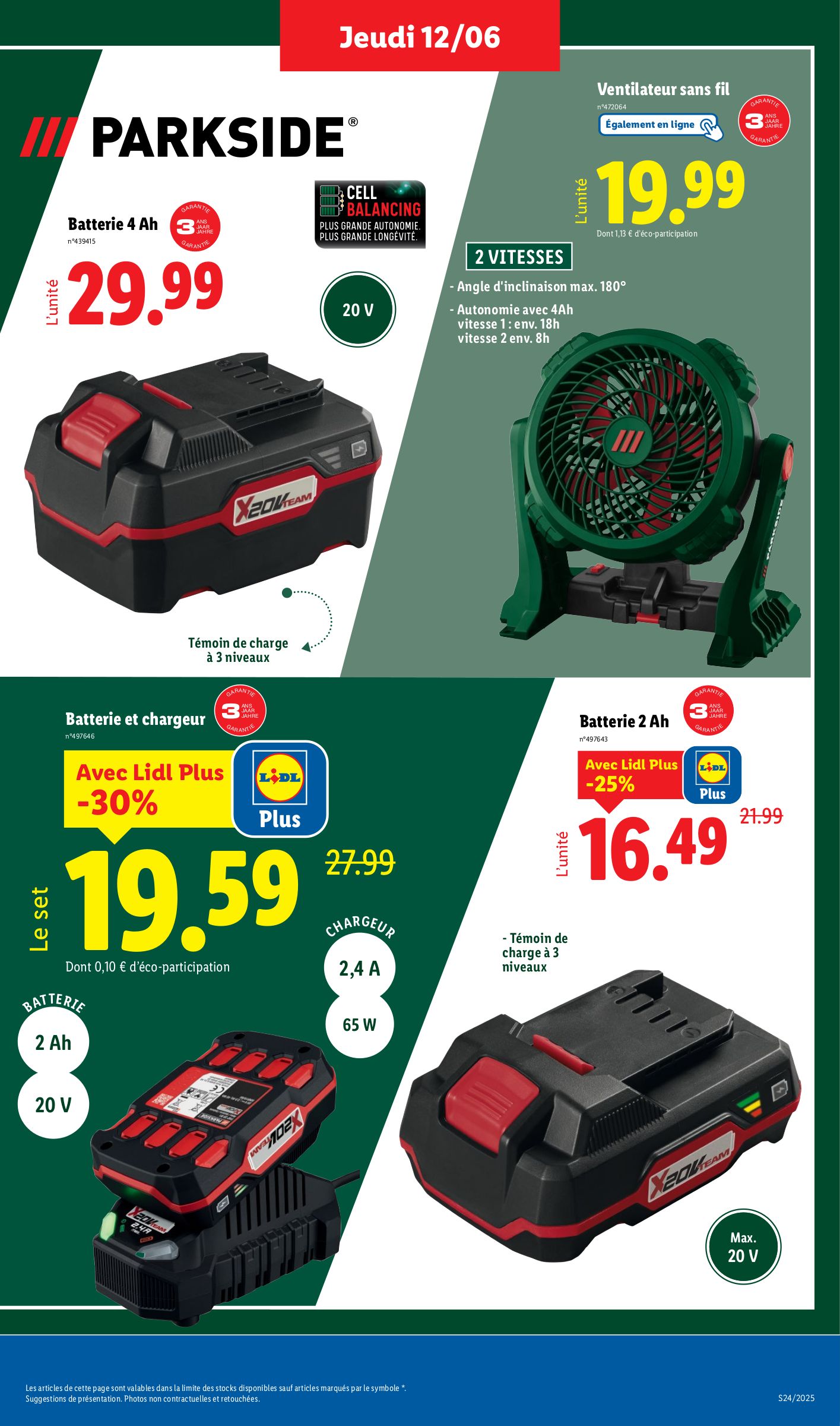 lidl - Catalogue Lidl - Les bonnes affaires de la semaine valable du 12/06 au 16/06 - page: 3 lidl - Catalogue Lidl - Les bonnes affaires de la semaine valable du 12/06 au 16/06 - page: 3