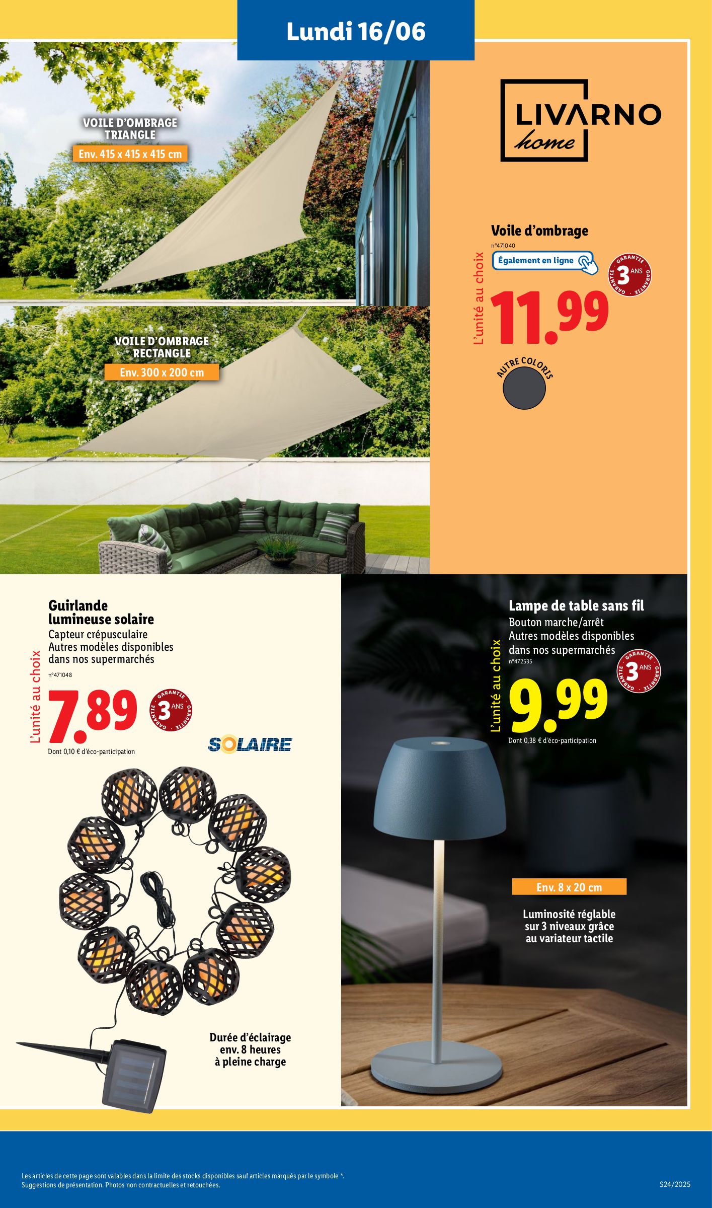 lidl - Catalogue Lidl - Les bonnes affaires de la semaine valable du 12/06 au 16/06 - page: 29 lidl - Catalogue Lidl - Les bonnes affaires de la semaine valable du 12/06 au 16/06 - page: 29