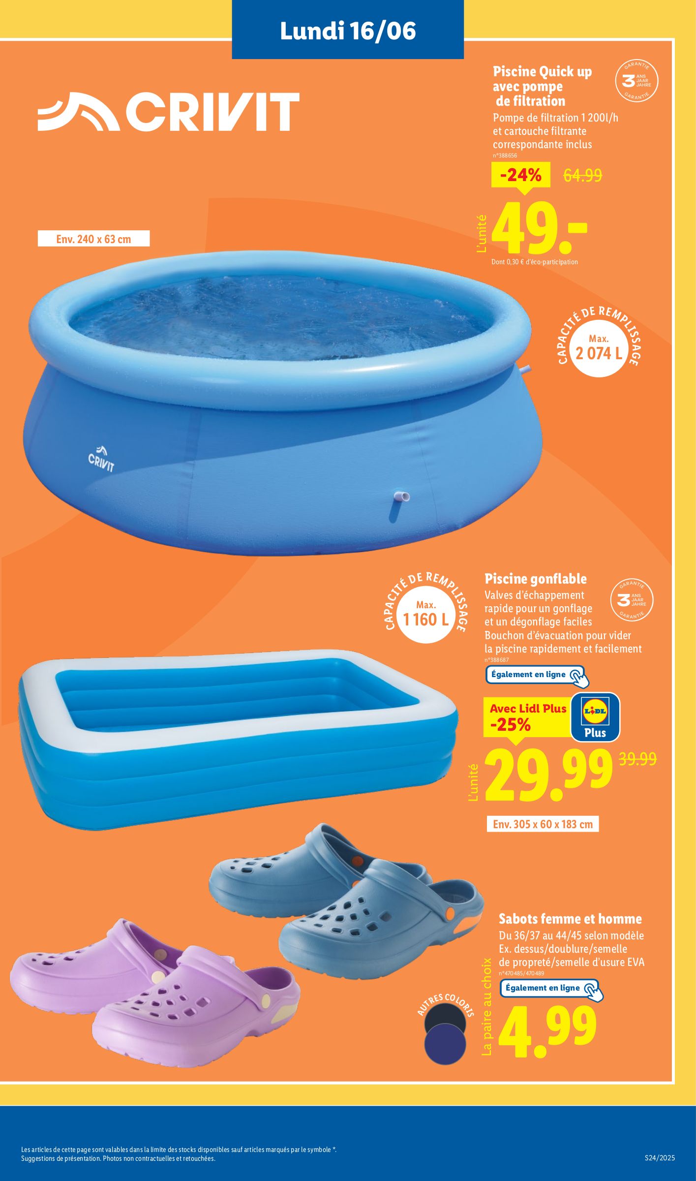 lidl - Catalogue Lidl - Les bonnes affaires de la semaine valable du 12/06 au 16/06 - page: 23 lidl - Catalogue Lidl - Les bonnes affaires de la semaine valable du 12/06 au 16/06 - page: 23