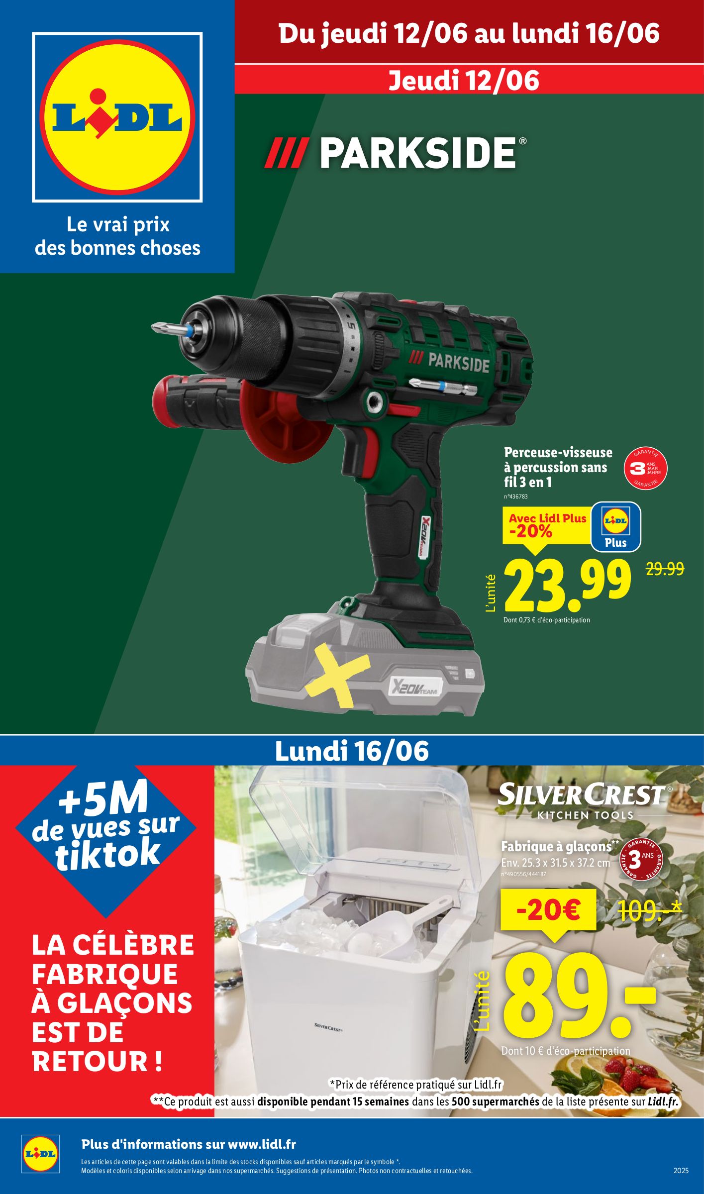 lidl - Catalogue Lidl - Les bonnes affaires de la semaine valable du 12/06 au 16/06 - page: 1 lidl - Catalogue Lidl - Les bonnes affaires de la semaine valable du 12/06 au 16/06 - page: 1