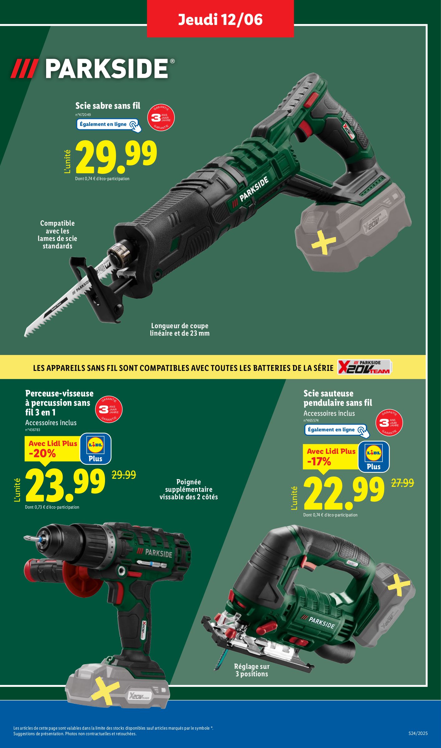 lidl - Catalogue Lidl - Les bonnes affaires de la semaine valable du 12/06 au 16/06 - page: 7 lidl - Catalogue Lidl - Les bonnes affaires de la semaine valable du 12/06 au 16/06 - page: 7