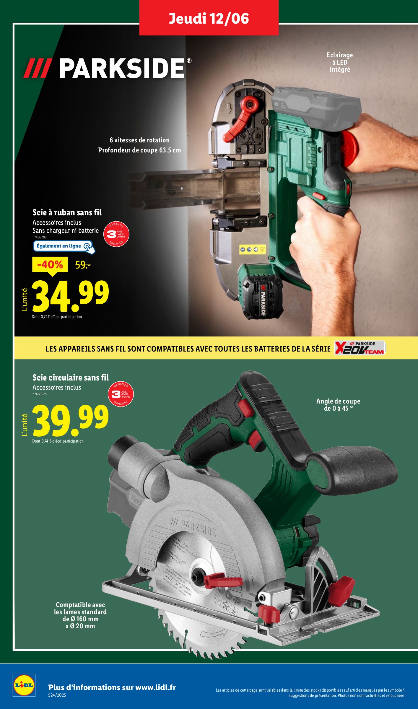 lidl - Catalogue Lidl - Les bonnes affaires de la semaine valable du 12/06 au 16/06 - page: 6 lidl - Catalogue Lidl - Les bonnes affaires de la semaine valable du 12/06 au 16/06 - page: 6