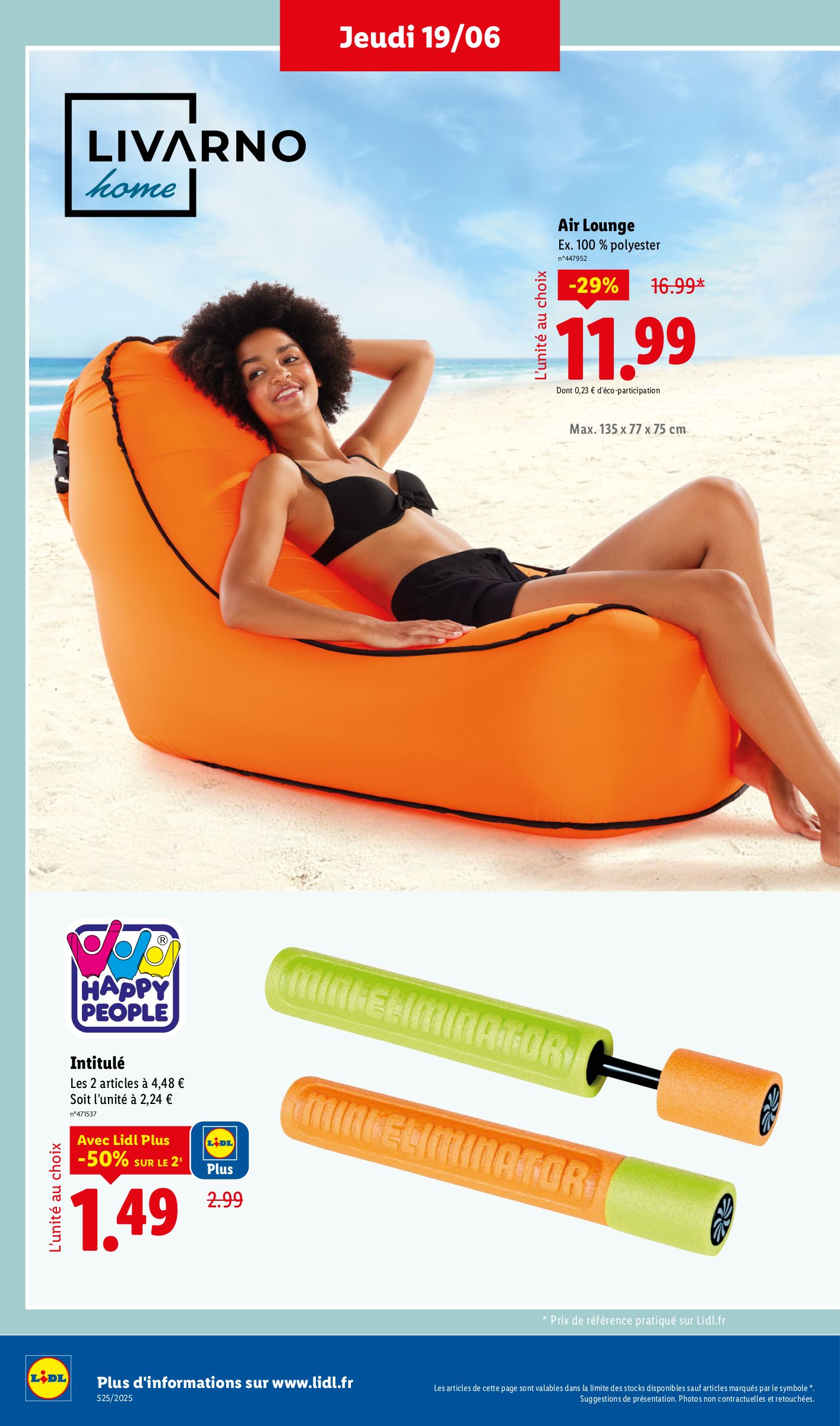 lidl - Catalogue Lidl valable du 19/06 au 25/06 - page: 34