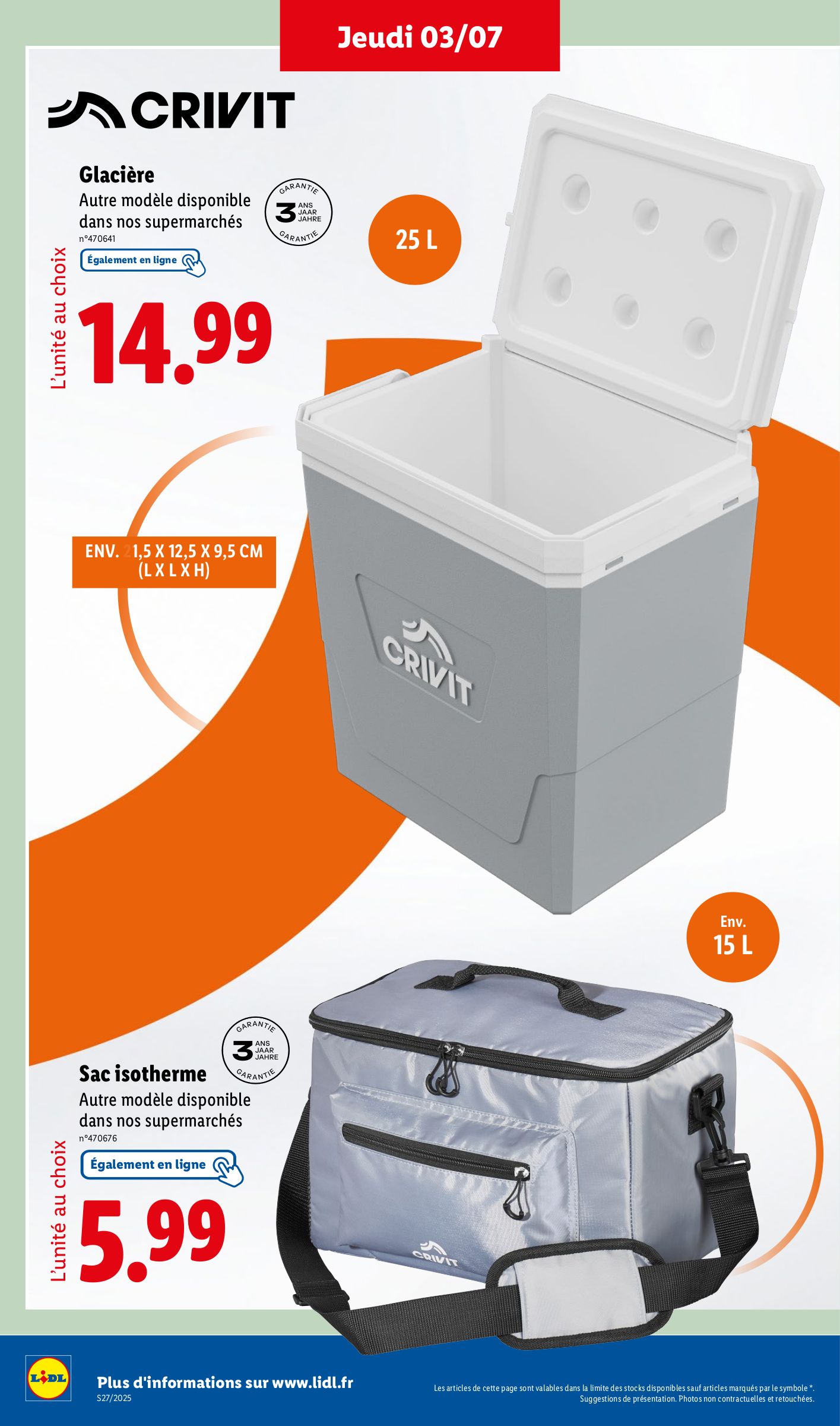 lidl - Catalogue Lidl - Les bonnes affaires de la semaine valable du 30/06 au 03/07 - page: 38 lidl - Catalogue Lidl - Les bonnes affaires de la semaine valable du 30/06 au 03/07 - page: 38