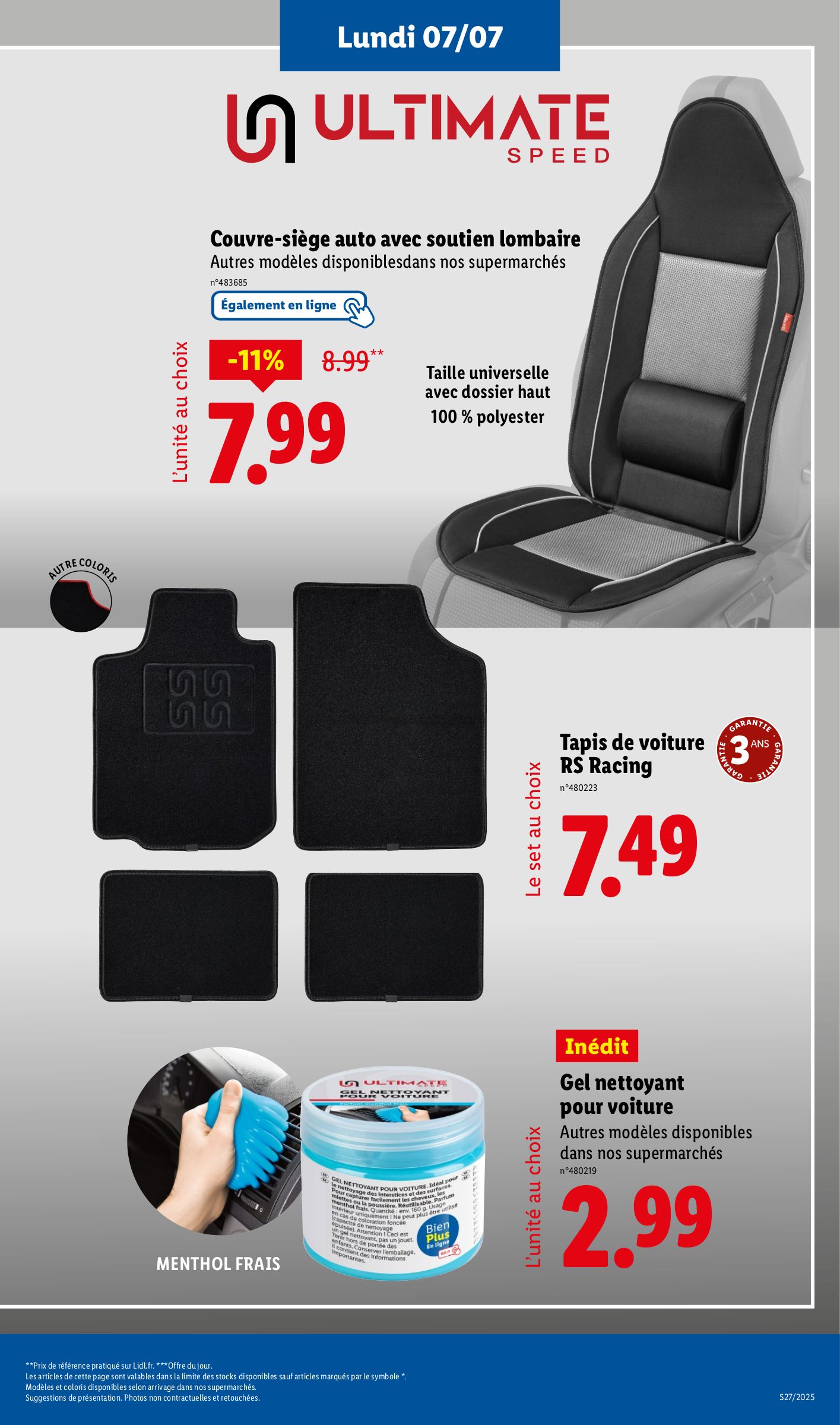 lidl - Catalogue Lidl - Les bonnes affaires de la semaine valable du 03/07 au 07/07 - page: 25 lidl - Catalogue Lidl - Les bonnes affaires de la semaine valable du 03/07 au 07/07 - page: 25