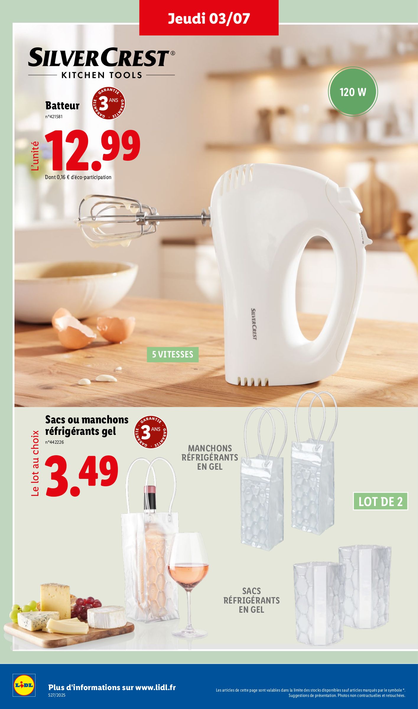 lidl - Catalogue Lidl - Les bonnes affaires de la semaine valable du 03/07 au 07/07 - page: 16 lidl - Catalogue Lidl - Les bonnes affaires de la semaine valable du 03/07 au 07/07 - page: 16
