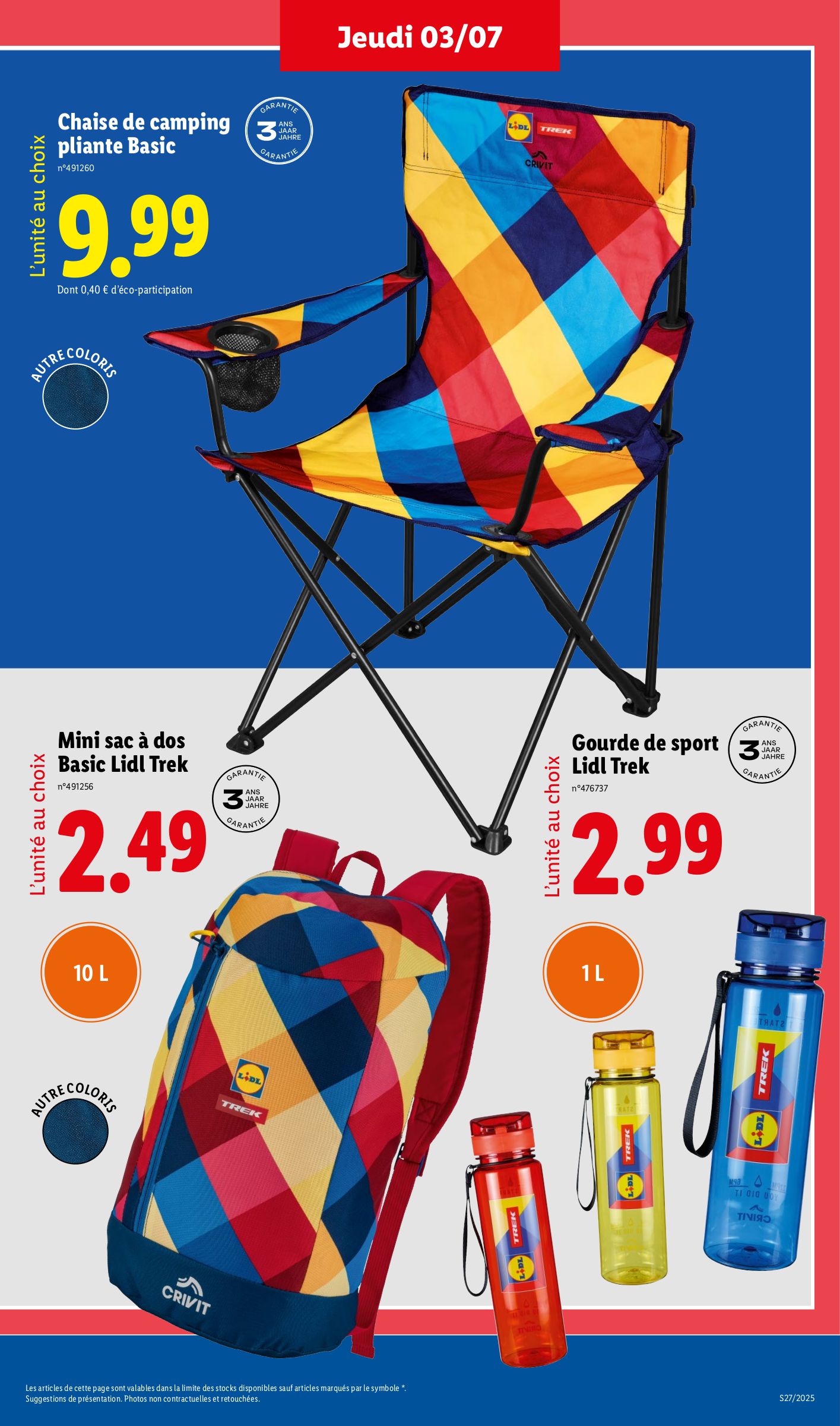 lidl - Catalogue Lidl - Les bonnes affaires de la semaine valable du 03/07 au 07/07 - page: 3 lidl - Catalogue Lidl - Les bonnes affaires de la semaine valable du 03/07 au 07/07 - page: 3