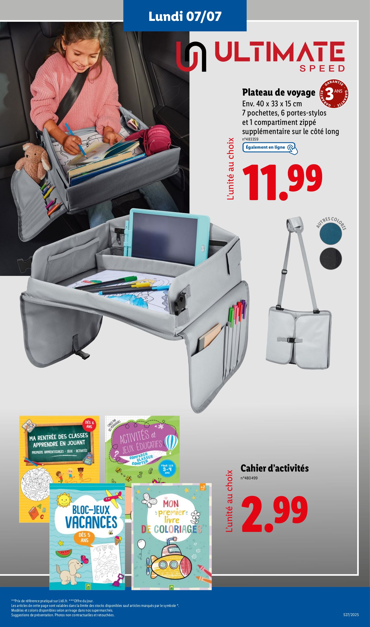 lidl - Catalogue Lidl - Les bonnes affaires de la semaine valable du 03/07 au 07/07 - page: 27 lidl - Catalogue Lidl - Les bonnes affaires de la semaine valable du 03/07 au 07/07 - page: 27