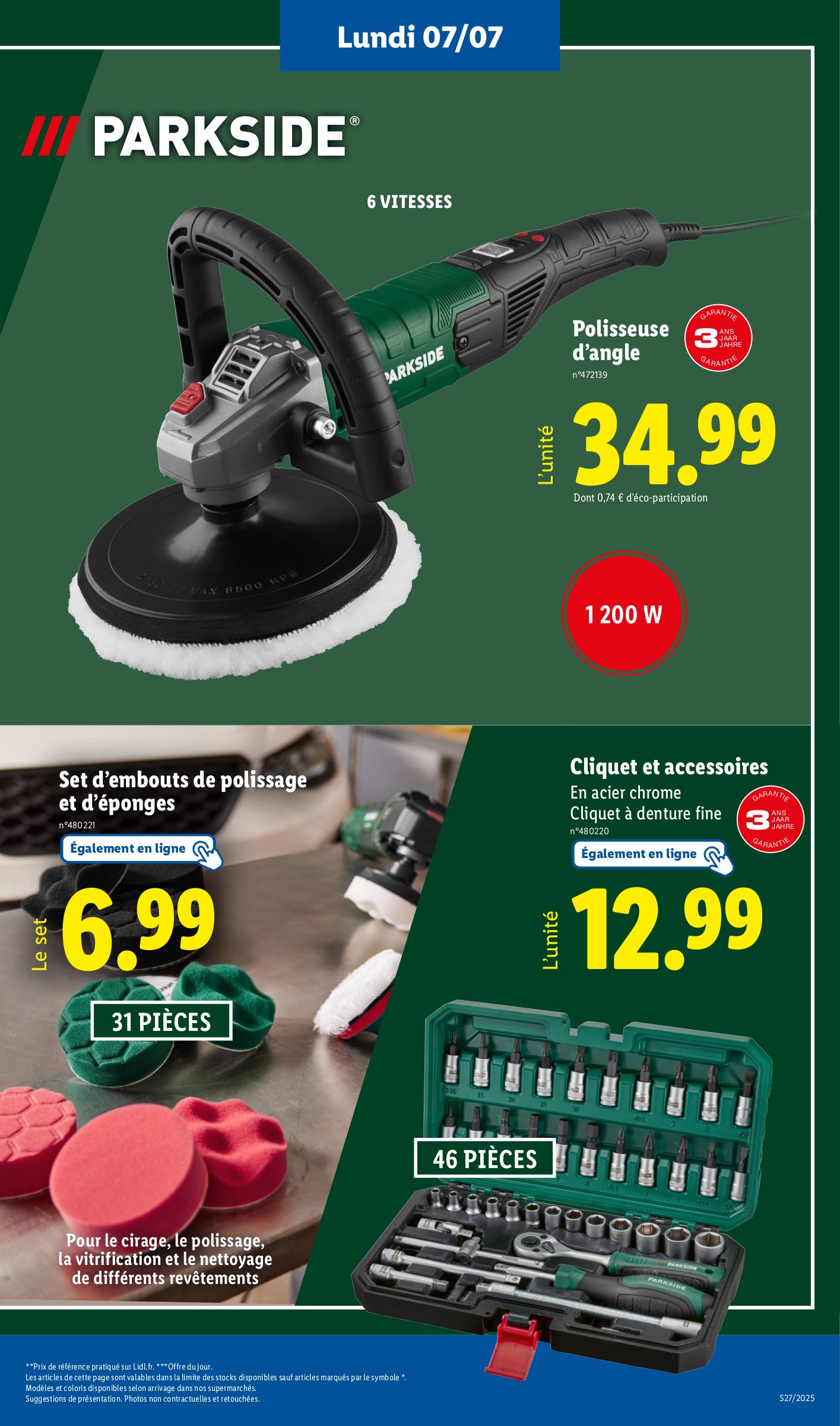 lidl - Catalogue Lidl - Les bonnes affaires de la semaine valable du 03/07 au 07/07 - page: 31 lidl - Catalogue Lidl - Les bonnes affaires de la semaine valable du 03/07 au 07/07 - page: 31