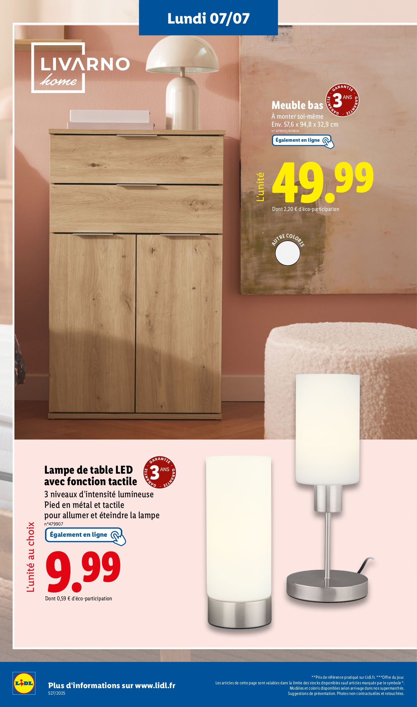 lidl - Catalogue Lidl - Les bonnes affaires de la semaine valable du 03/07 au 07/07 - page: 32 lidl - Catalogue Lidl - Les bonnes affaires de la semaine valable du 03/07 au 07/07 - page: 32