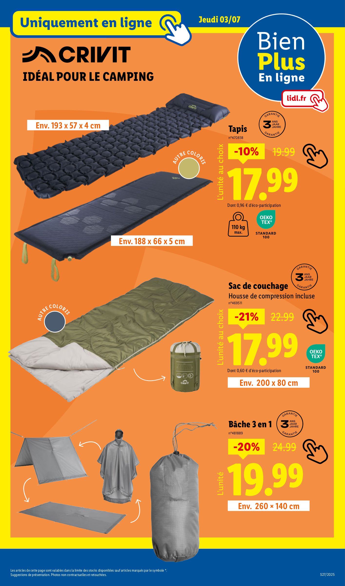 lidl - Catalogue Lidl - Les bonnes affaires de la semaine valable du 03/07 au 07/07 - page: 21 lidl - Catalogue Lidl - Les bonnes affaires de la semaine valable du 03/07 au 07/07 - page: 21