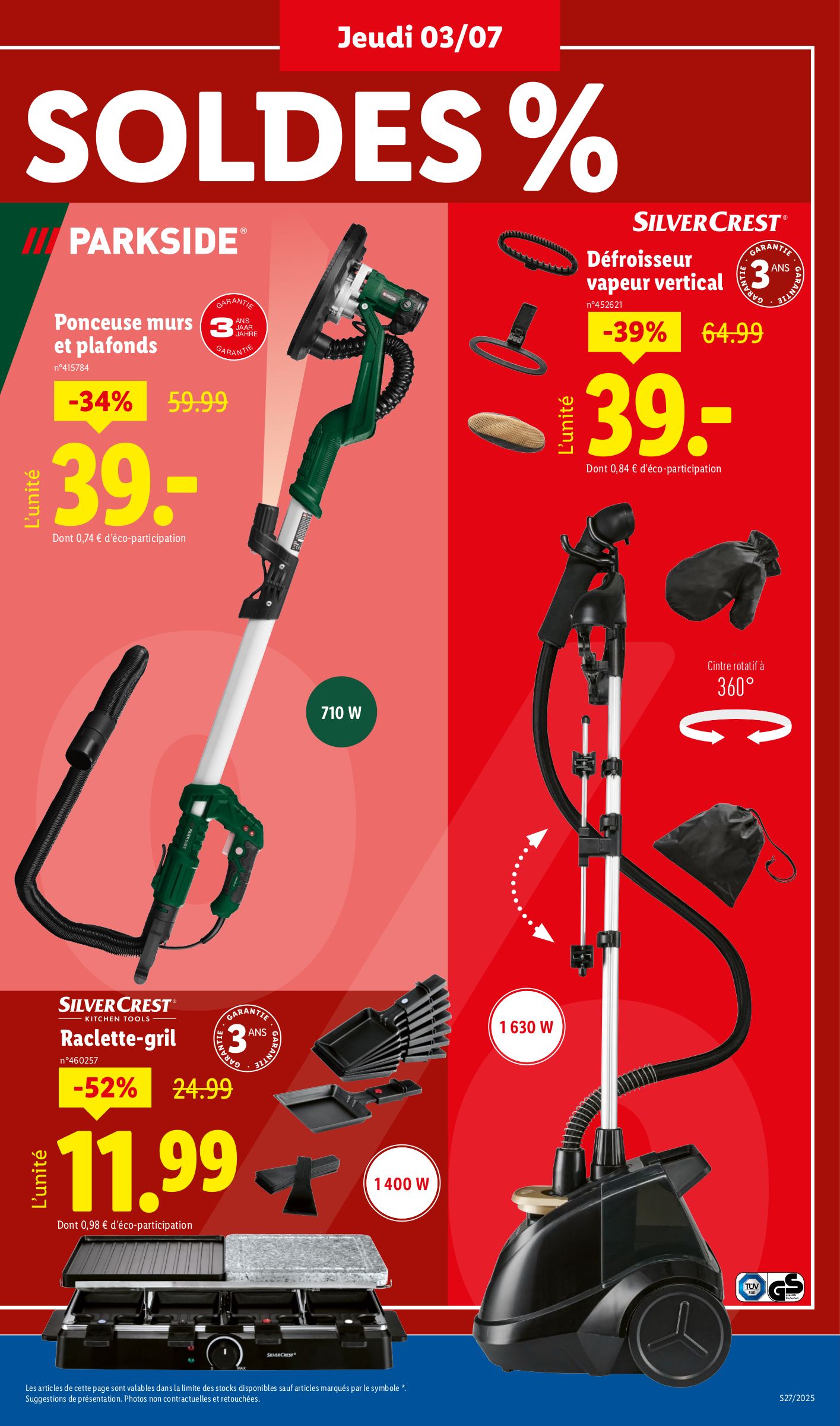 lidl - Catalogue Lidl - Les bonnes affaires de la semaine valable du 03/07 au 07/07 - page: 7 lidl - Catalogue Lidl - Les bonnes affaires de la semaine valable du 03/07 au 07/07 - page: 7