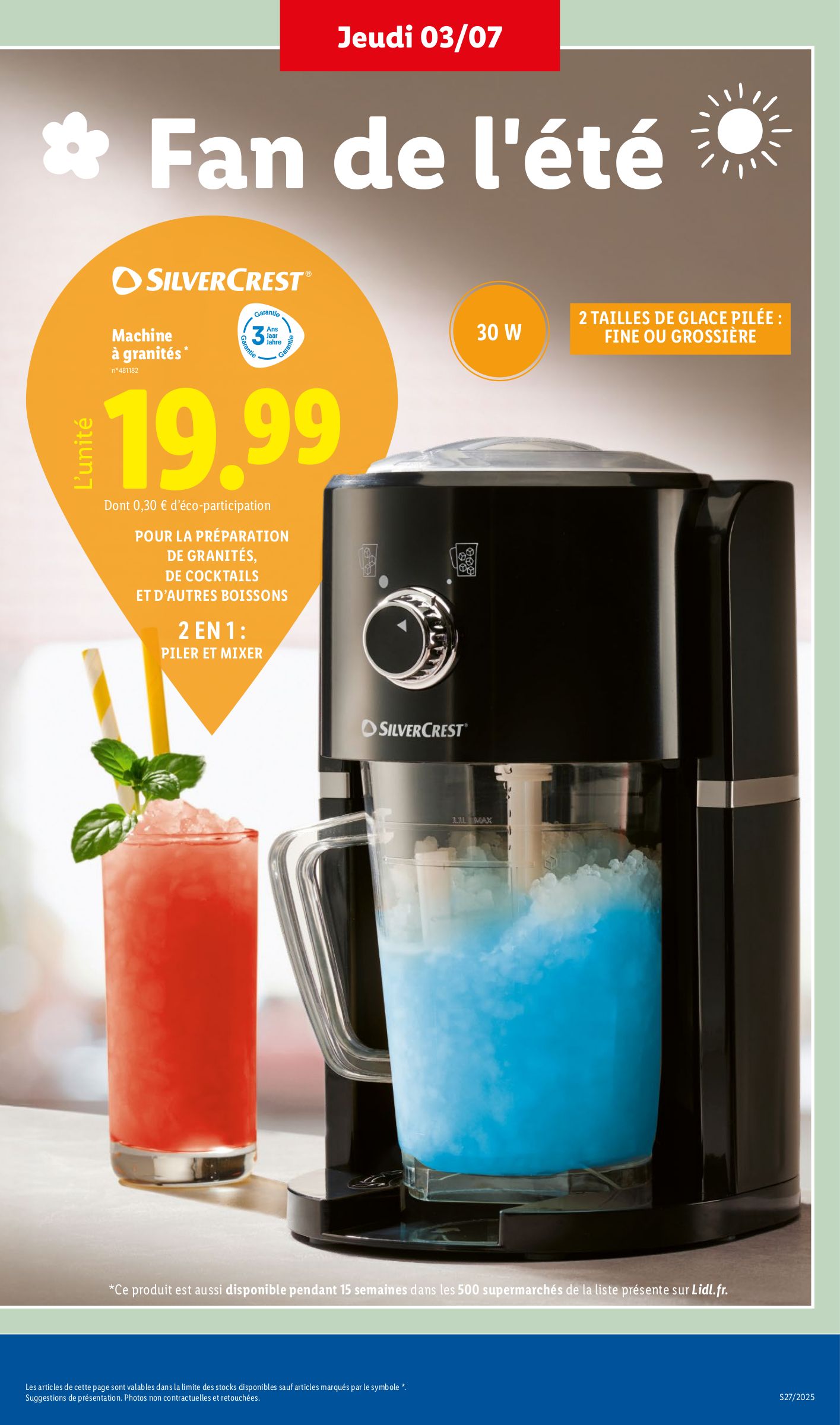 lidl - Catalogue Lidl - Les bonnes affaires de la semaine valable du 03/07 au 07/07 - page: 19 lidl - Catalogue Lidl - Les bonnes affaires de la semaine valable du 03/07 au 07/07 - page: 19