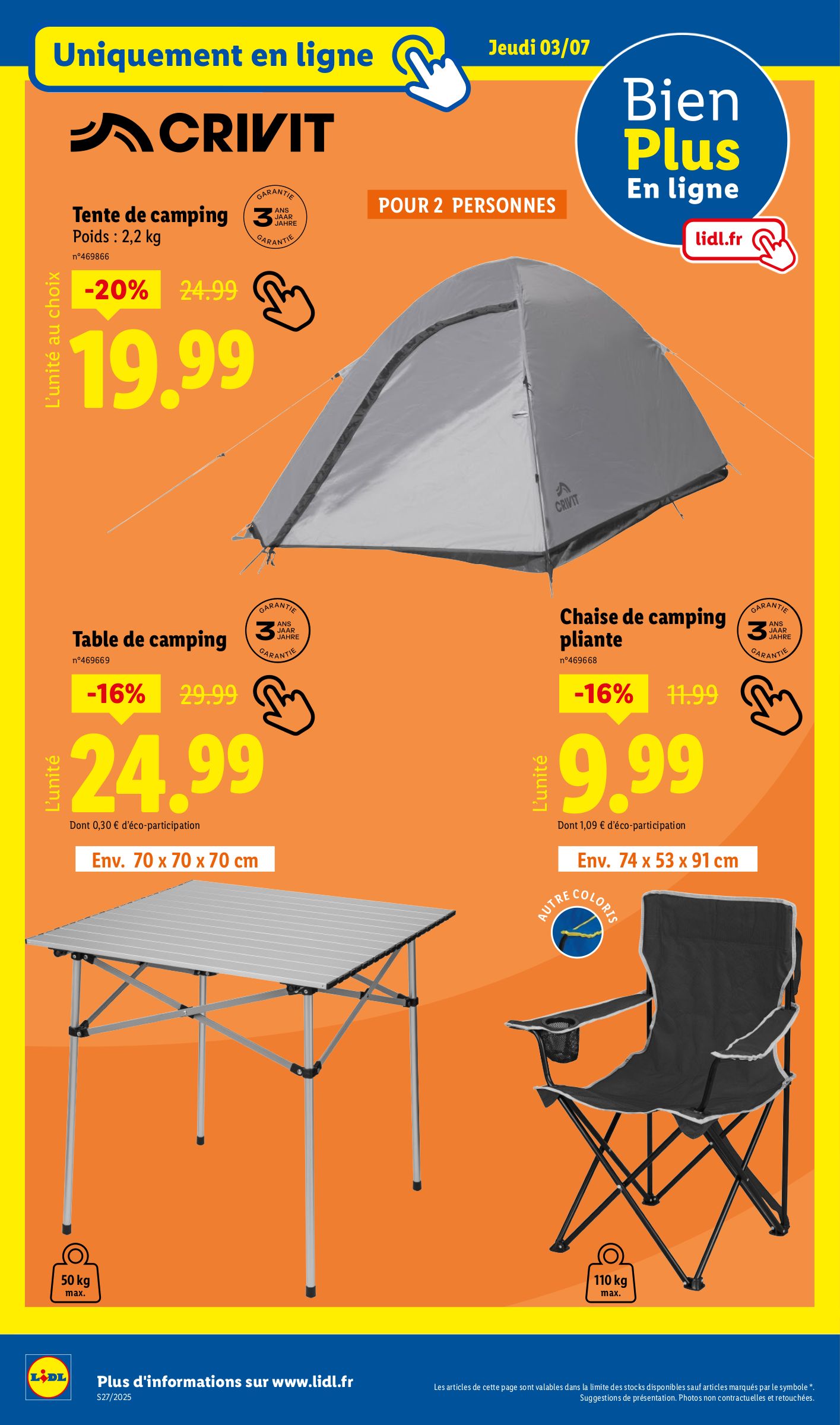 lidl - Catalogue Lidl - Les bonnes affaires de la semaine valable du 03/07 au 07/07 - page: 20 lidl - Catalogue Lidl - Les bonnes affaires de la semaine valable du 03/07 au 07/07 - page: 20