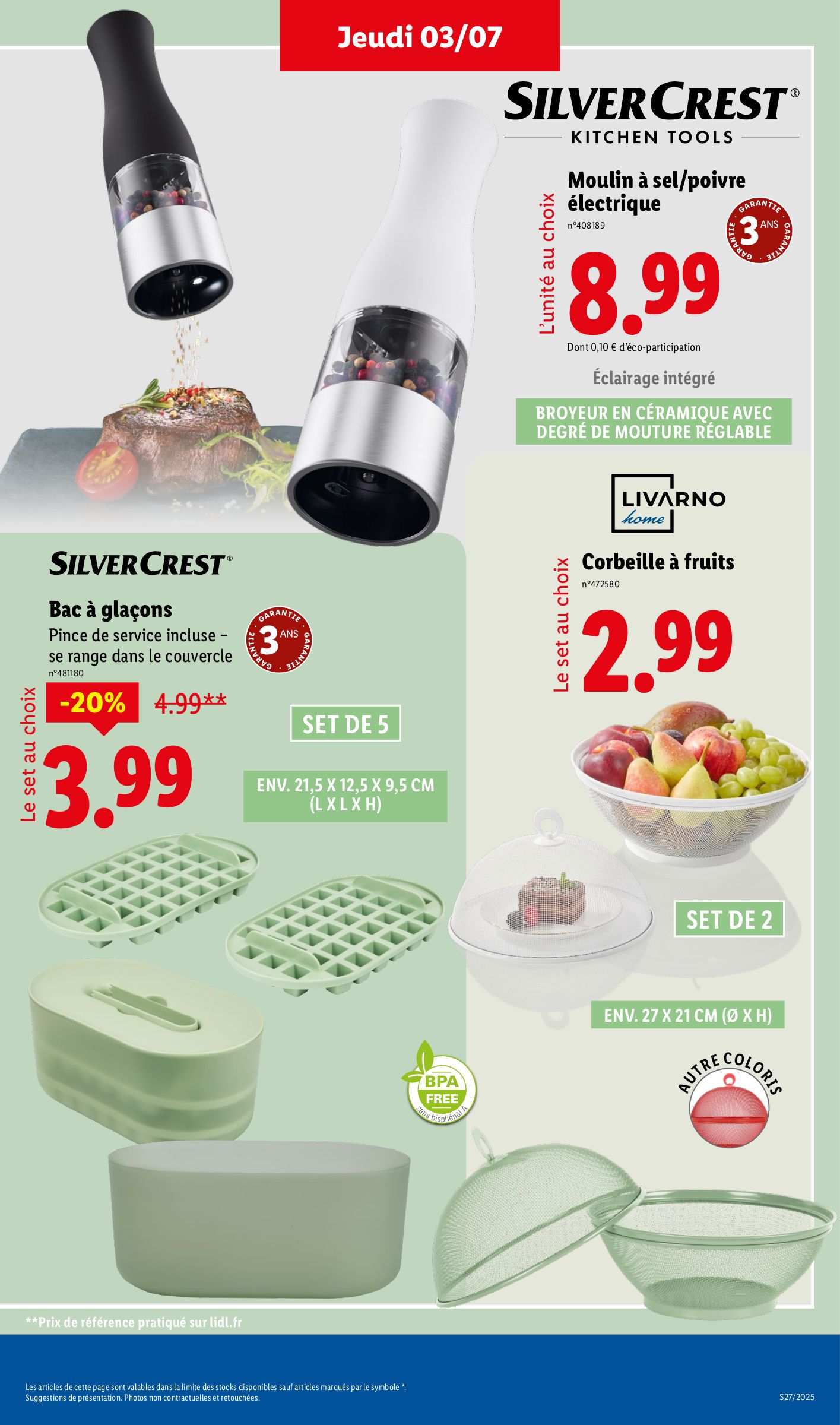 lidl - Catalogue Lidl - Les bonnes affaires de la semaine valable du 03/07 au 07/07 - page: 17 lidl - Catalogue Lidl - Les bonnes affaires de la semaine valable du 03/07 au 07/07 - page: 17