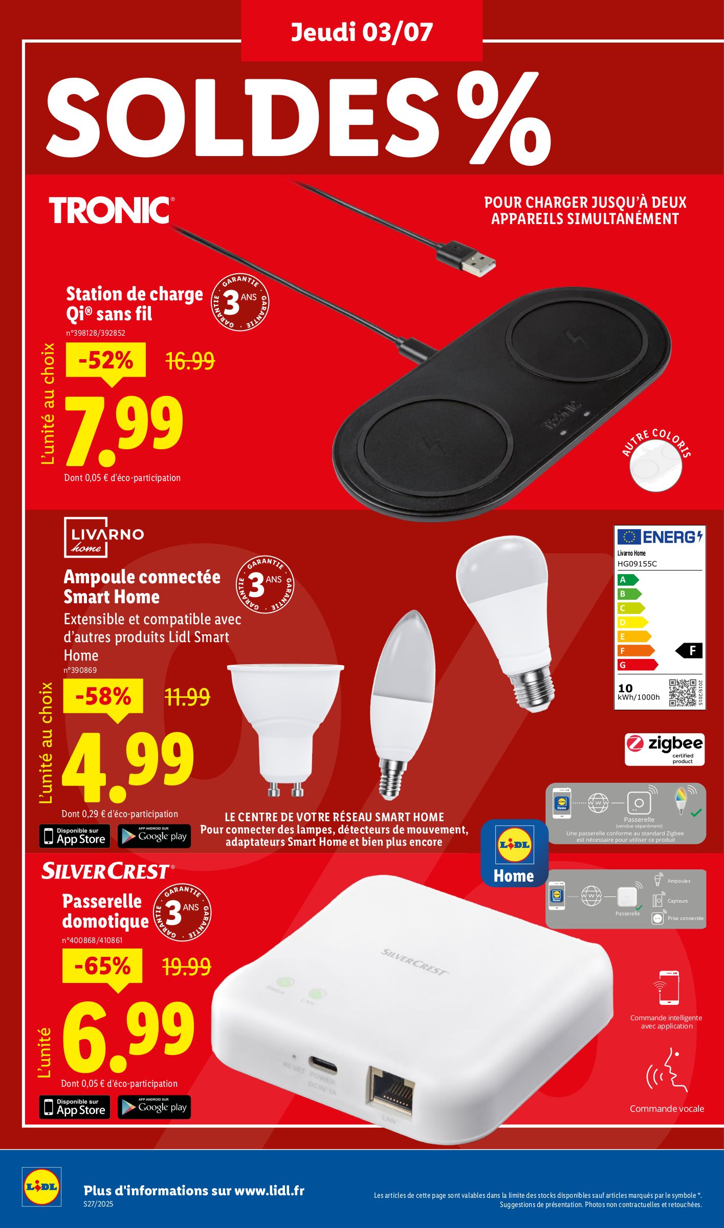lidl - Catalogue Lidl - Les bonnes affaires de la semaine valable du 03/07 au 07/07 - page: 6 lidl - Catalogue Lidl - Les bonnes affaires de la semaine valable du 03/07 au 07/07 - page: 6
