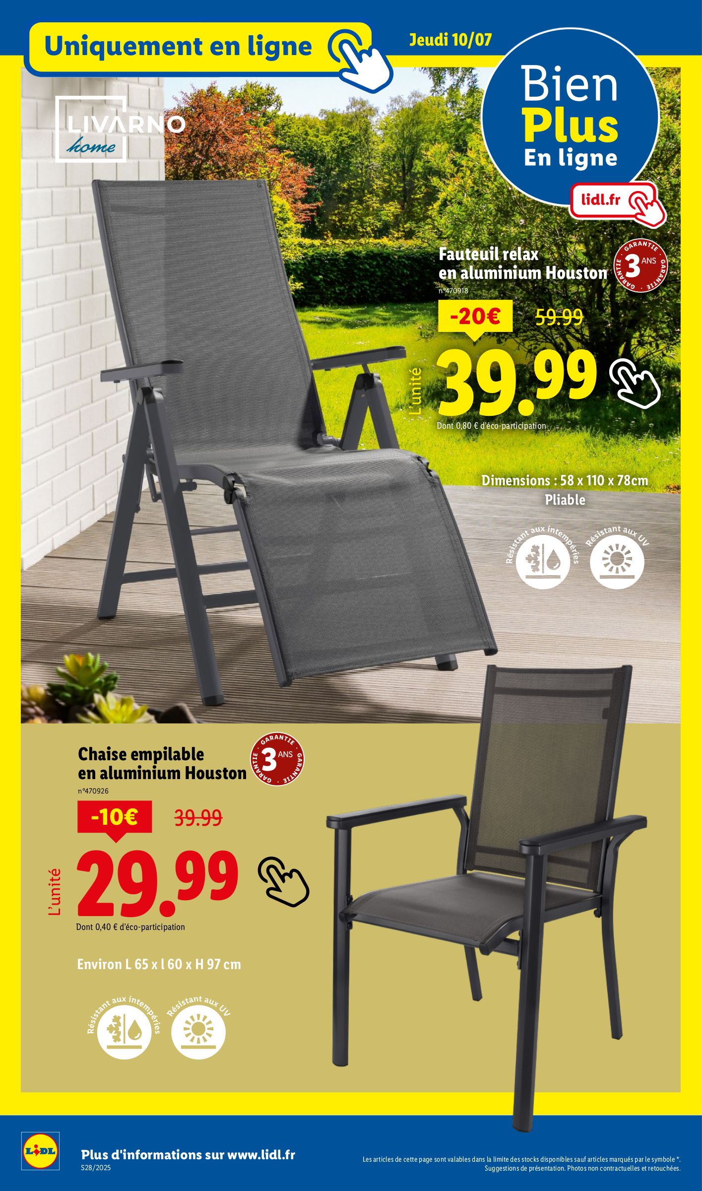 lidl - Catalogue Lidl valable du 10/07 au 16/07 - page: 46 lidl - Catalogue Lidl valable du 10/07 au 16/07 - page: 46
