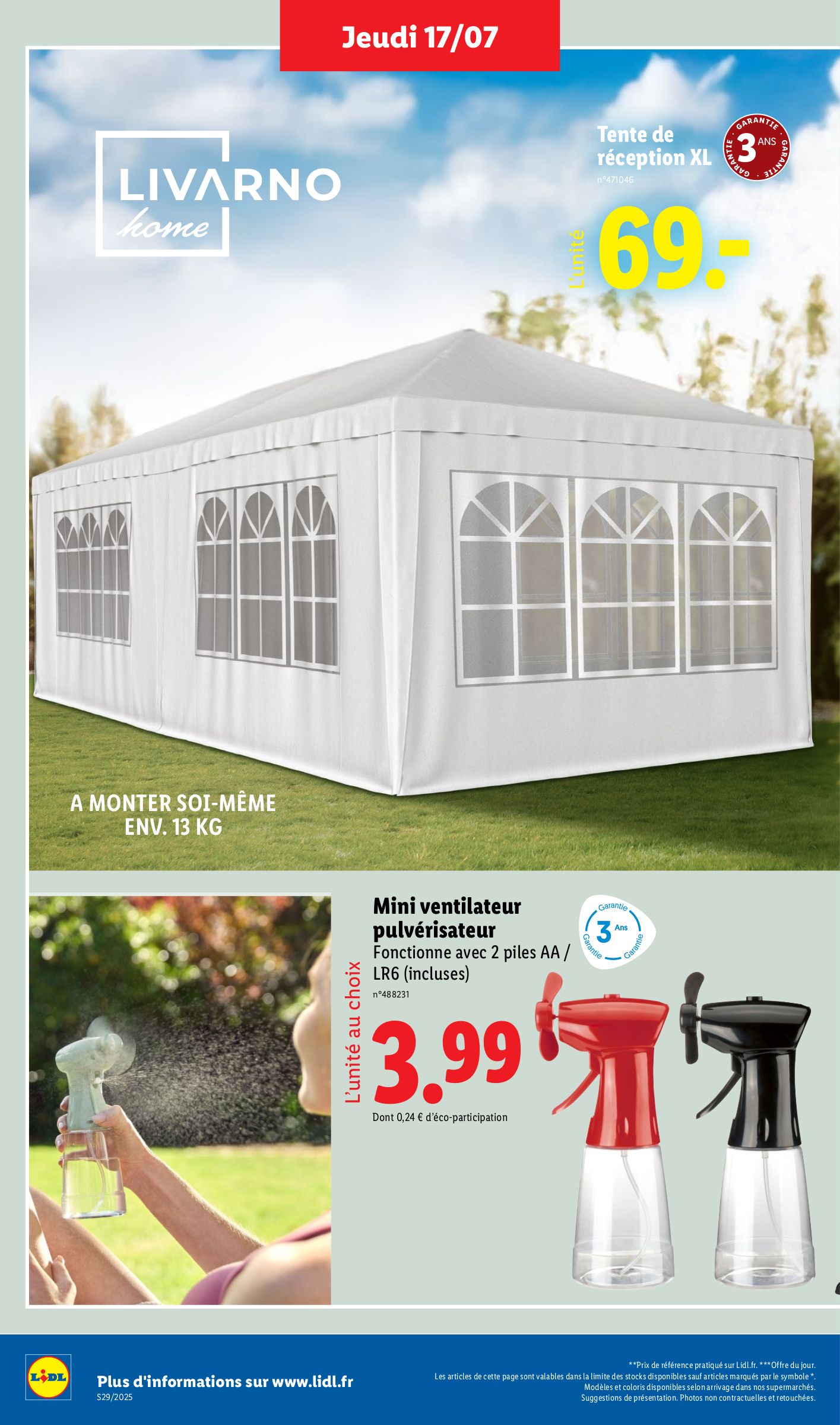 lidl - Catalogue Lidl valable du 17/07 au 23/07 - page: 40 lidl - Catalogue Lidl valable du 17/07 au 23/07 - page: 40