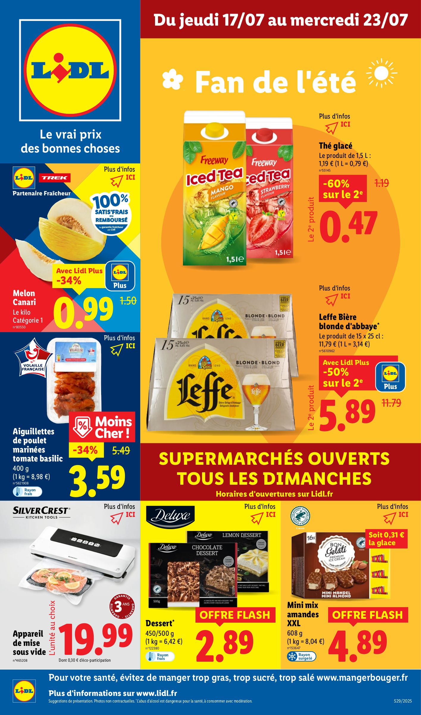 lidl - Catalogue Lidl valable du 17/07 au 23/07