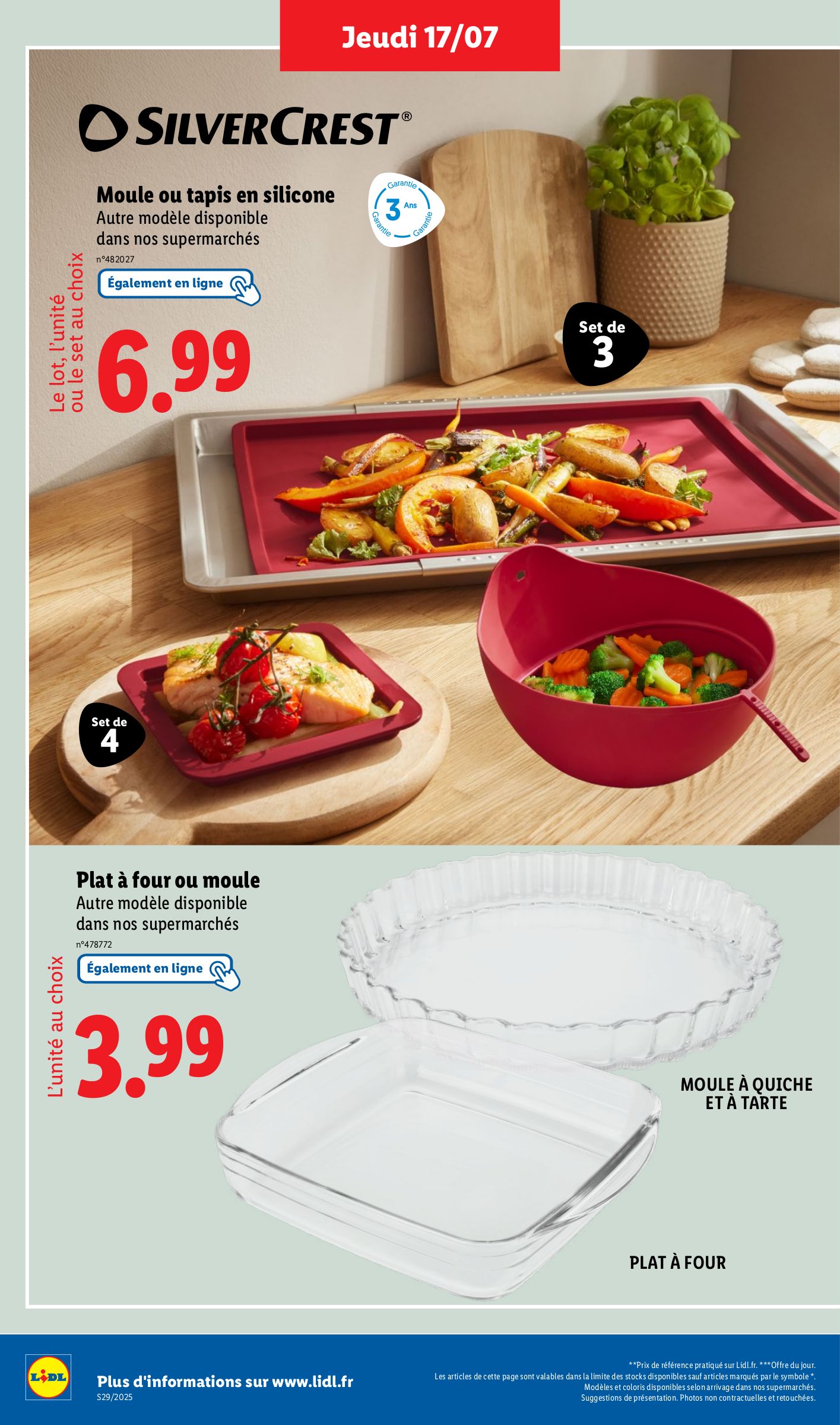 lidl - Catalogue Lidl - Les bonnes affaires de la semaine valable du 17/07 au 21/07 - page: 10 lidl - Catalogue Lidl - Les bonnes affaires de la semaine valable du 17/07 au 21/07 - page: 10