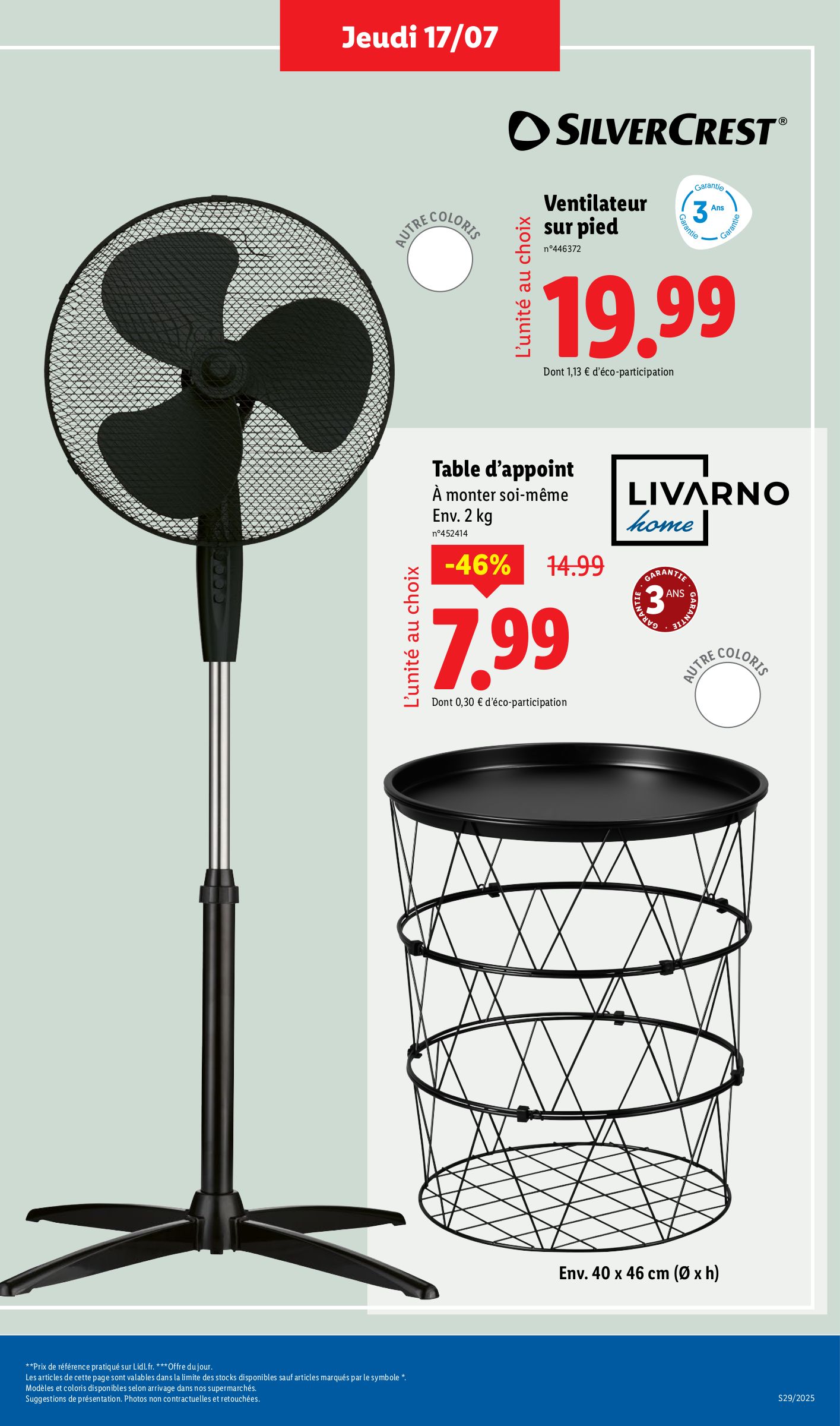 lidl - Catalogue Lidl - Les bonnes affaires de la semaine valable du 17/07 au 21/07 - page: 13 lidl - Catalogue Lidl - Les bonnes affaires de la semaine valable du 17/07 au 21/07 - page: 13