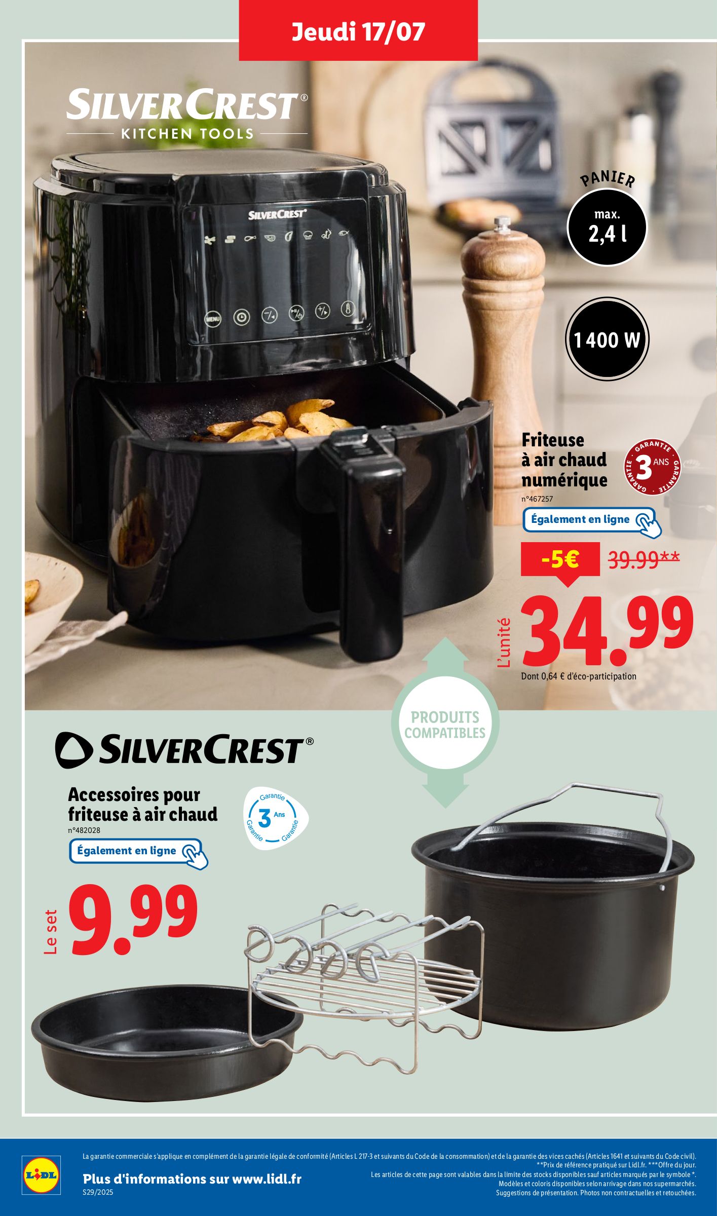 lidl - Catalogue Lidl - Les bonnes affaires de la semaine valable du 17/07 au 21/07 - page: 2 lidl - Catalogue Lidl - Les bonnes affaires de la semaine valable du 17/07 au 21/07 - page: 2