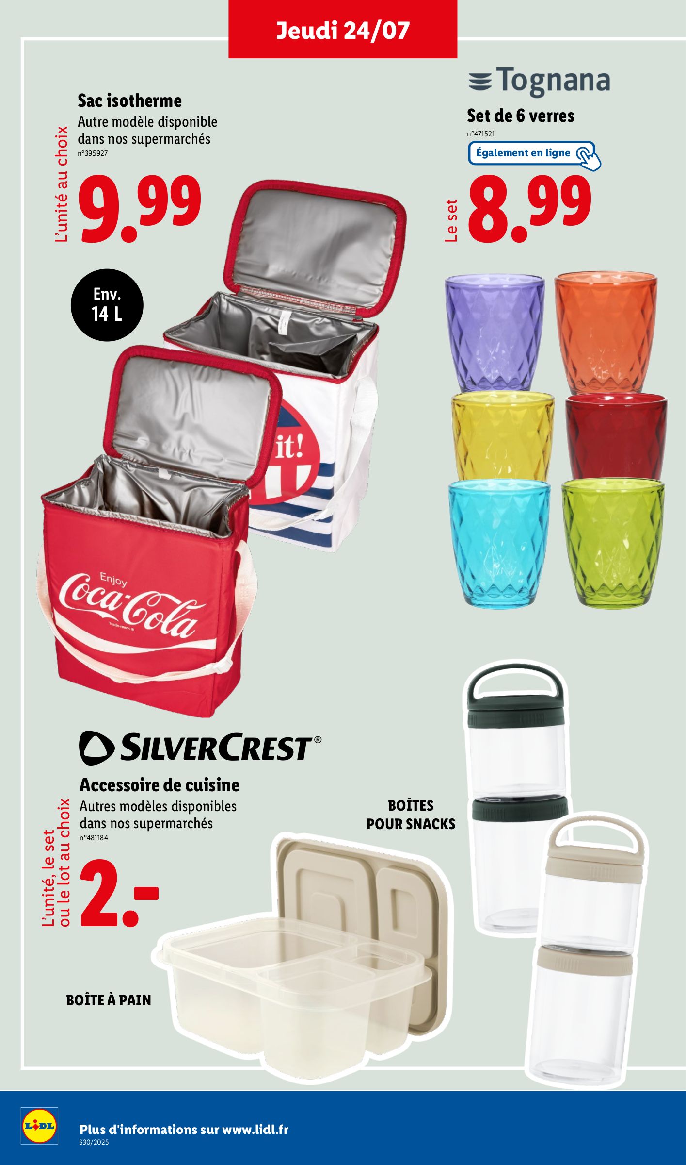 lidl - Catalogue Lidl valable du 24/07 au 30/07 - page: 40 lidl - Catalogue Lidl valable du 24/07 au 30/07 - page: 40