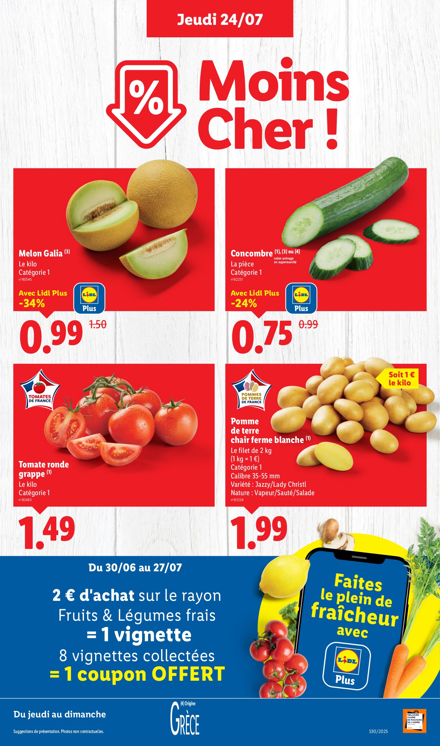 lidl - Catalogue Lidl valable du 24/07 au 30/07 - page: 5 lidl - Catalogue Lidl valable du 24/07 au 30/07 - page: 5