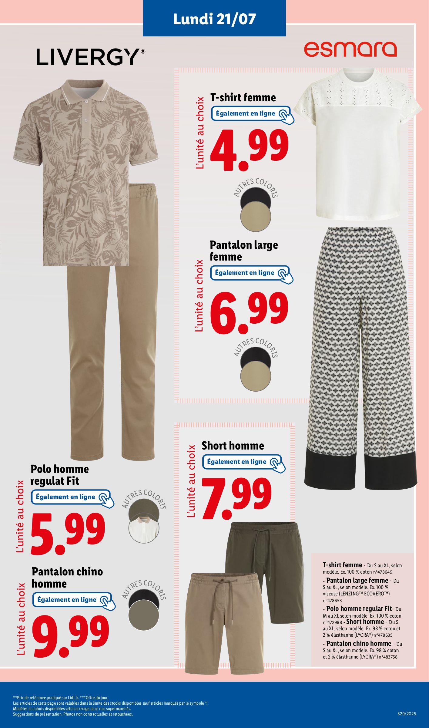 lidl - Catalogue Lidl - Les bonnes affaires de la semaine valable du 21/07 au 24/07 - page: 13 lidl - Catalogue Lidl - Les bonnes affaires de la semaine valable du 21/07 au 24/07 - page: 13