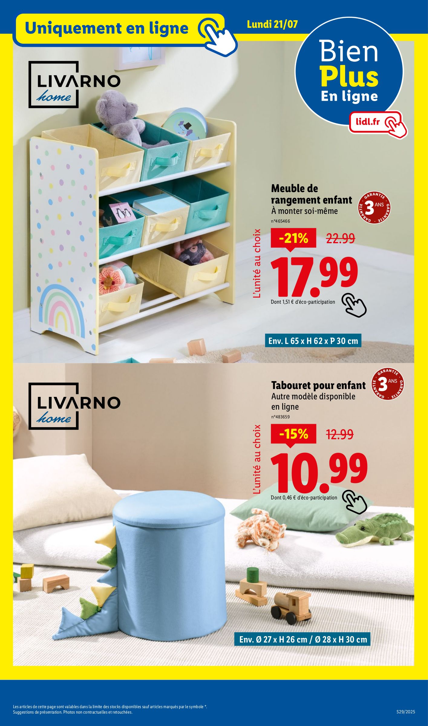 lidl - Catalogue Lidl - Les bonnes affaires de la semaine valable du 21/07 au 24/07 - page: 21 lidl - Catalogue Lidl - Les bonnes affaires de la semaine valable du 21/07 au 24/07 - page: 21