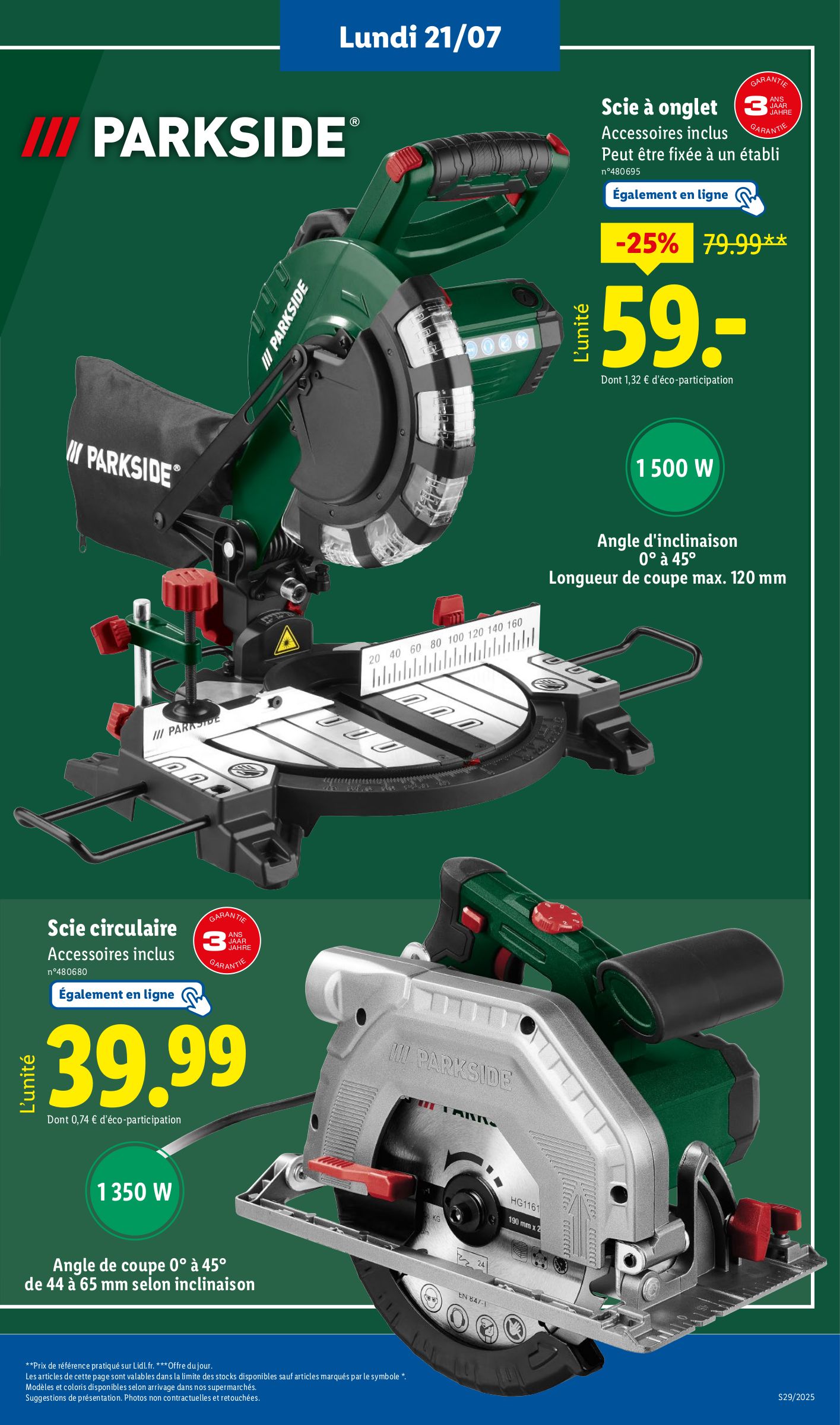 lidl - Catalogue Lidl - Les bonnes affaires de la semaine valable du 21/07 au 24/07 - page: 3 lidl - Catalogue Lidl - Les bonnes affaires de la semaine valable du 21/07 au 24/07 - page: 3
