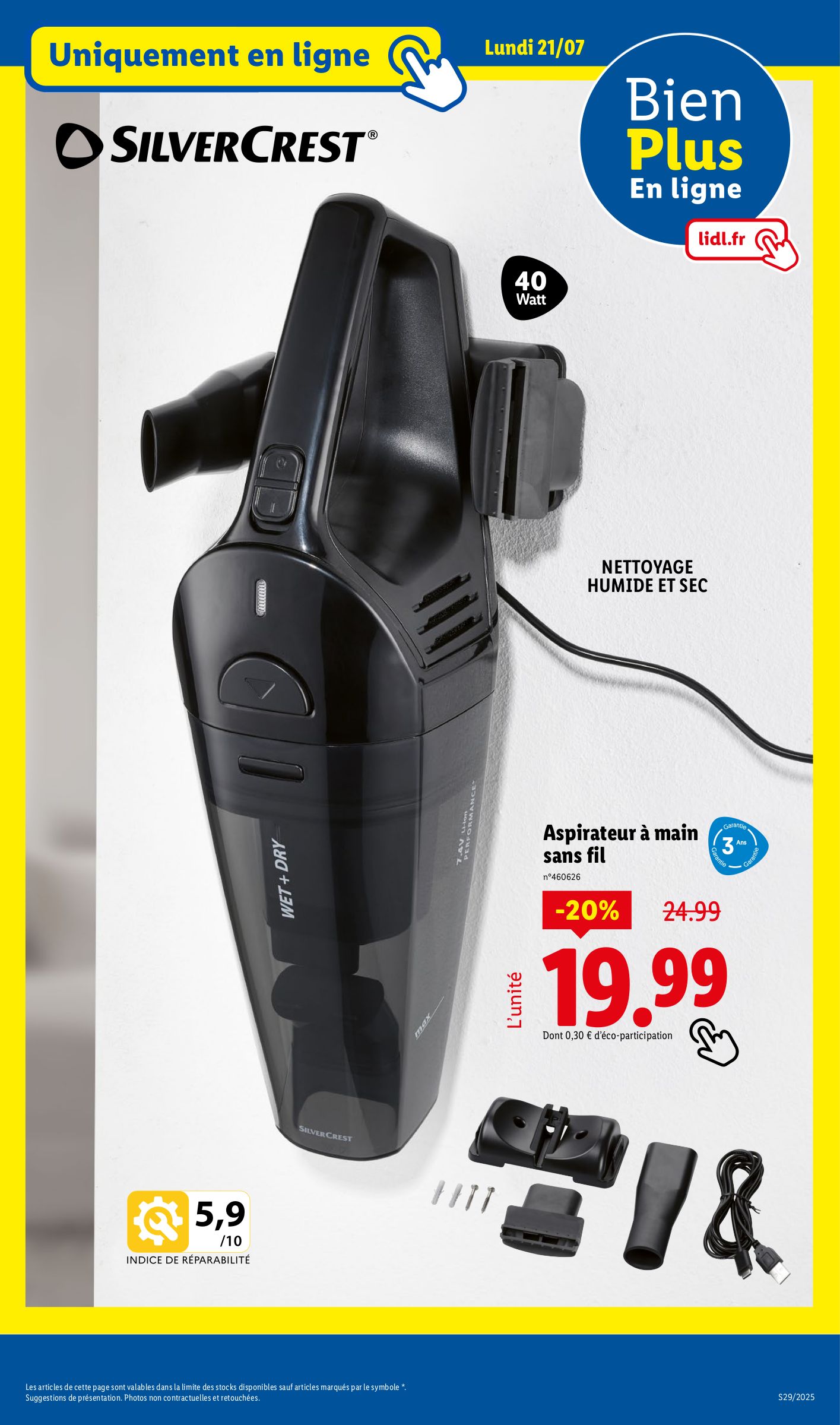 lidl - Catalogue Lidl - Les bonnes affaires de la semaine valable du 21/07 au 24/07 - page: 19 lidl - Catalogue Lidl - Les bonnes affaires de la semaine valable du 21/07 au 24/07 - page: 19