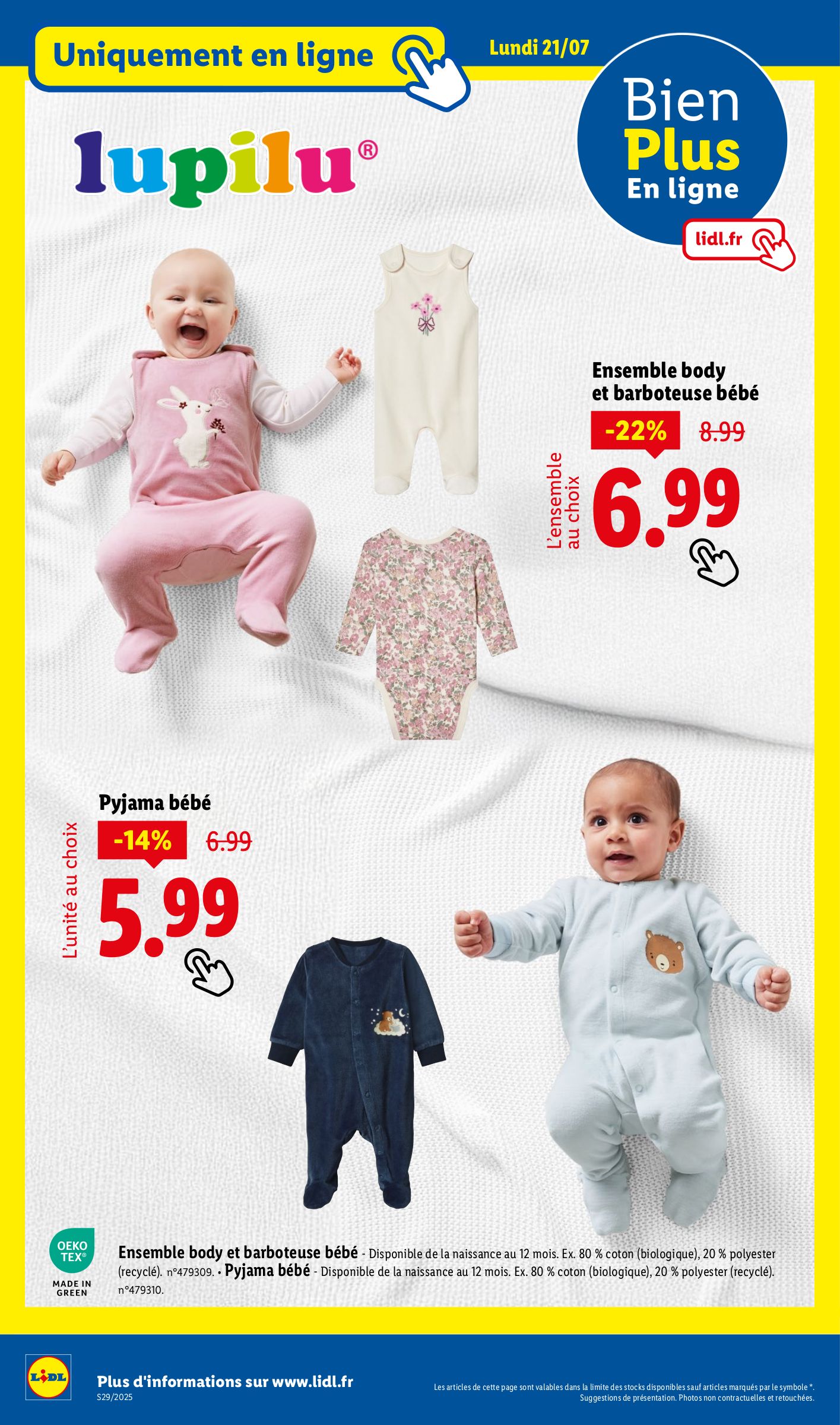 lidl - Catalogue Lidl - Les bonnes affaires de la semaine valable du 21/07 au 24/07 - page: 22 lidl - Catalogue Lidl - Les bonnes affaires de la semaine valable du 21/07 au 24/07 - page: 22