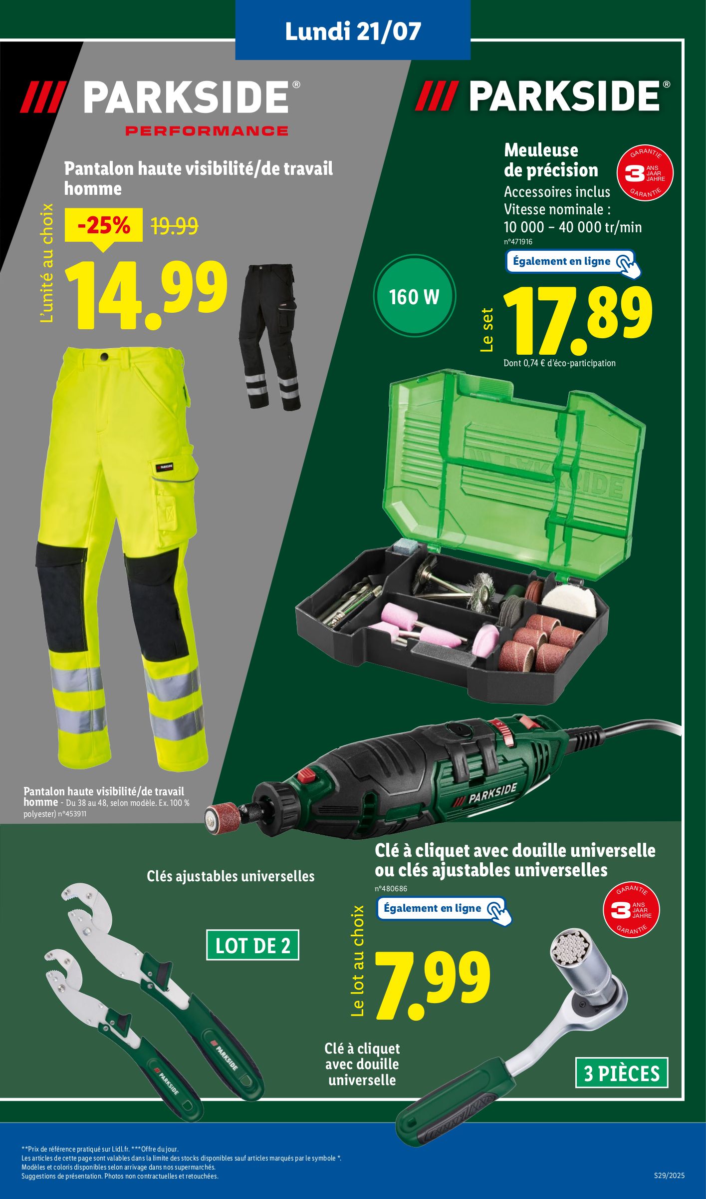 lidl - Catalogue Lidl - Les bonnes affaires de la semaine valable du 21/07 au 24/07 - page: 7 lidl - Catalogue Lidl - Les bonnes affaires de la semaine valable du 21/07 au 24/07 - page: 7