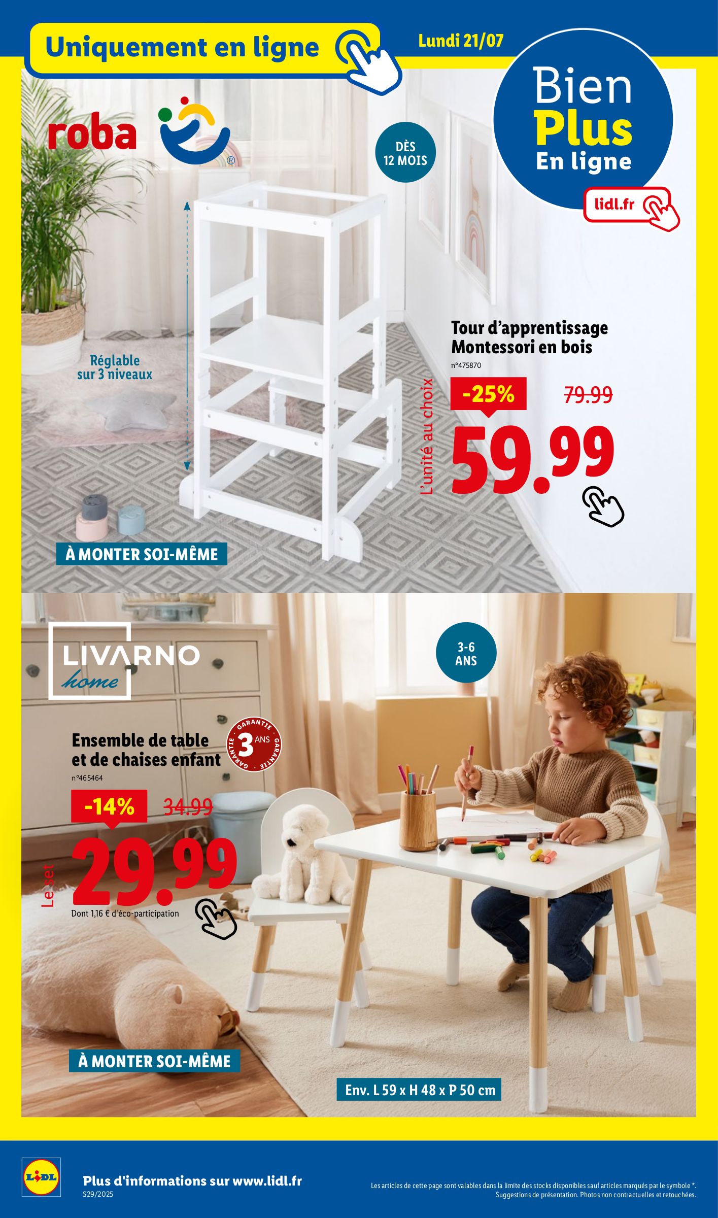 lidl - Catalogue Lidl - Les bonnes affaires de la semaine valable du 21/07 au 24/07 - page: 20 lidl - Catalogue Lidl - Les bonnes affaires de la semaine valable du 21/07 au 24/07 - page: 20