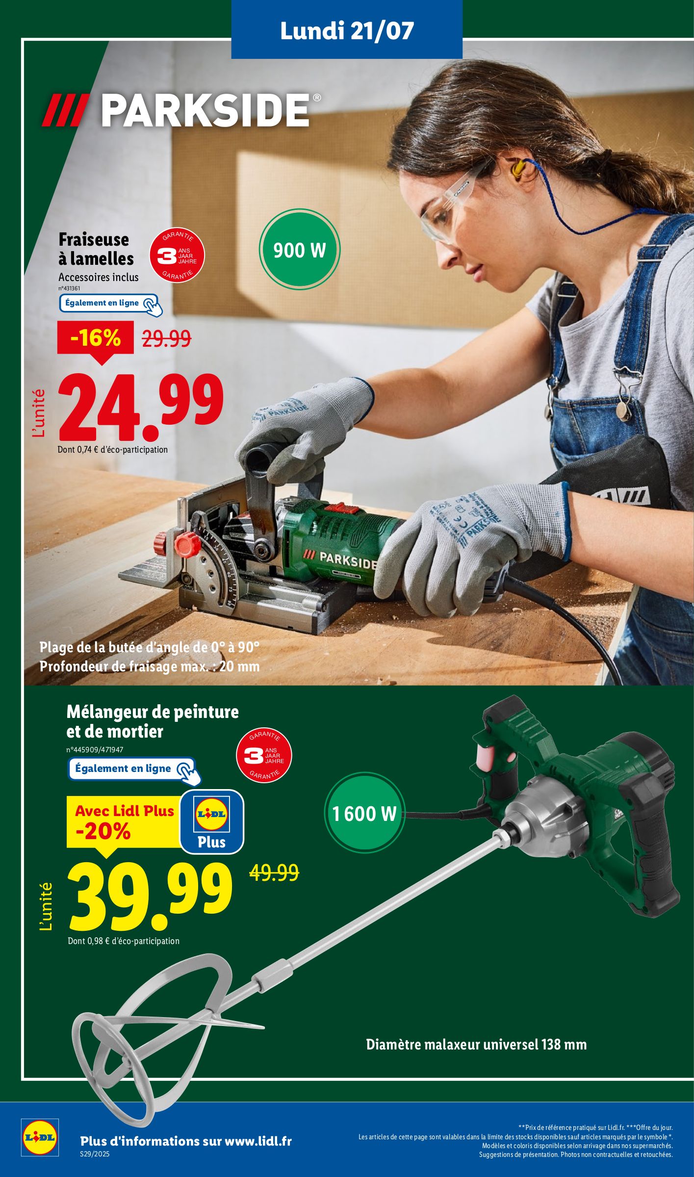 lidl - Catalogue Lidl - Les bonnes affaires de la semaine valable du 21/07 au 24/07 - page: 6 lidl - Catalogue Lidl - Les bonnes affaires de la semaine valable du 21/07 au 24/07 - page: 6