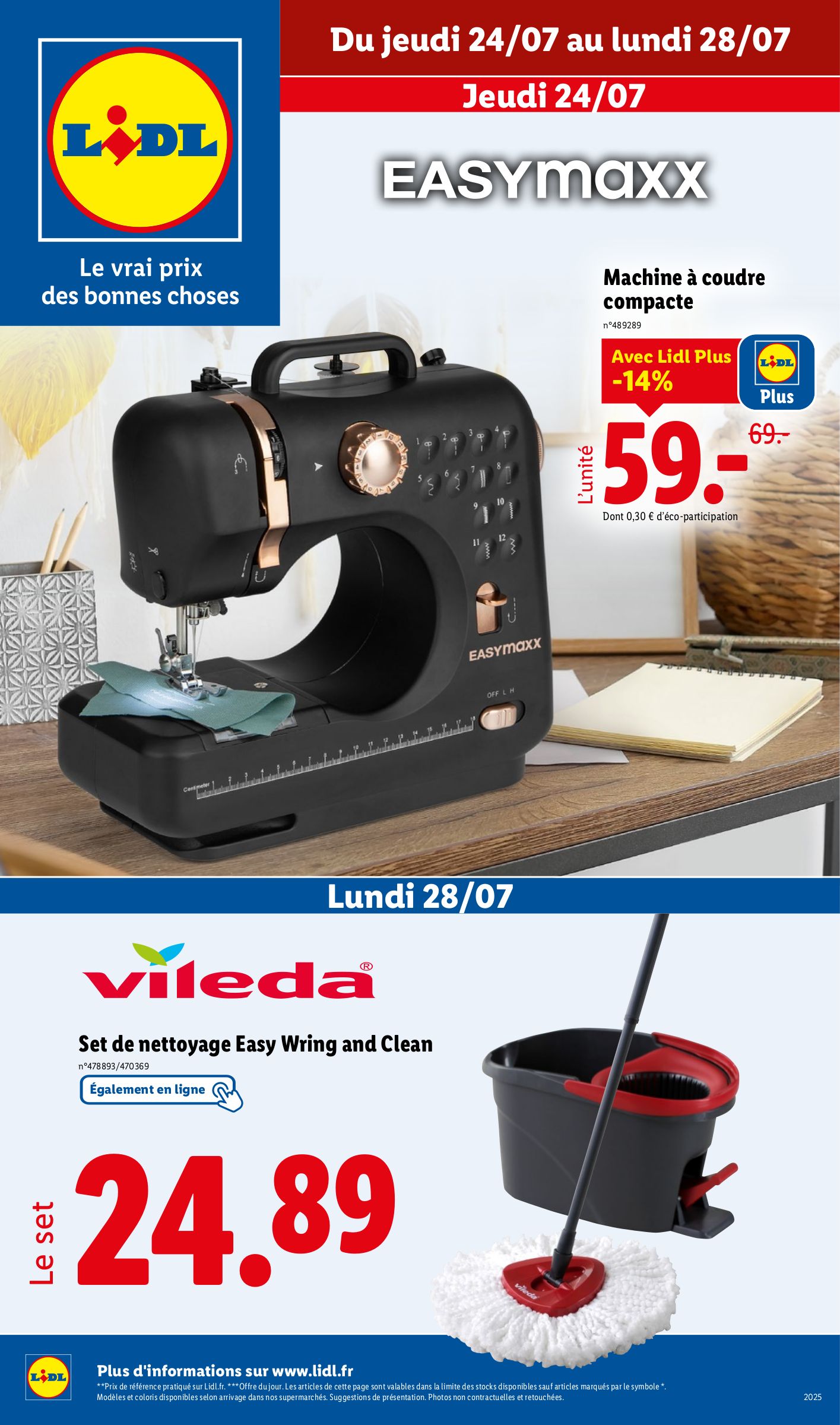 lidl - Catalogue Lidl - Les bonnes affaires de la semaine valable du 24/07 au 28/07 - page: 1 lidl - Catalogue Lidl - Les bonnes affaires de la semaine valable du 24/07 au 28/07 - page: 1