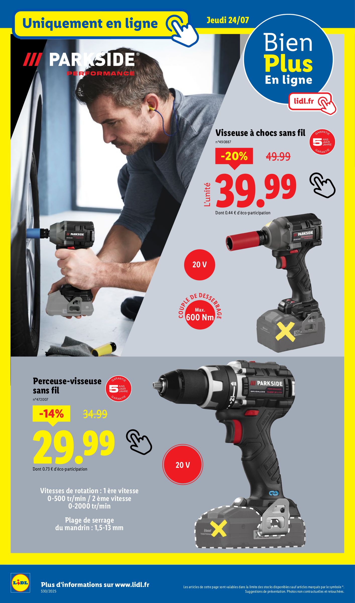 lidl - Catalogue Lidl - Les bonnes affaires de la semaine valable du 24/07 au 28/07 - page: 20 lidl - Catalogue Lidl - Les bonnes affaires de la semaine valable du 24/07 au 28/07 - page: 20