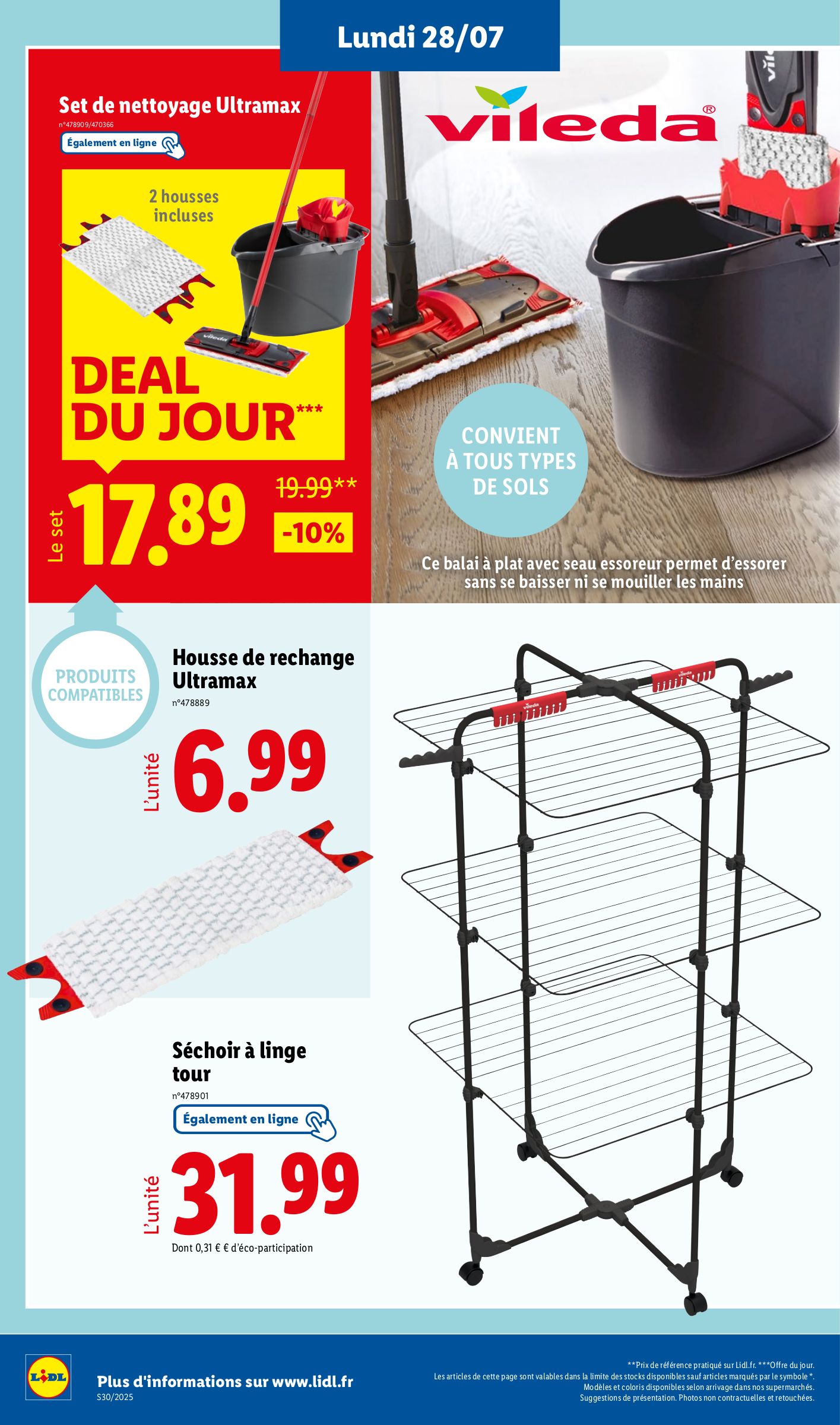 lidl - Catalogue Lidl - Les bonnes affaires de la semaine valable du 24/07 au 28/07 - page: 40 lidl - Catalogue Lidl - Les bonnes affaires de la semaine valable du 24/07 au 28/07 - page: 40